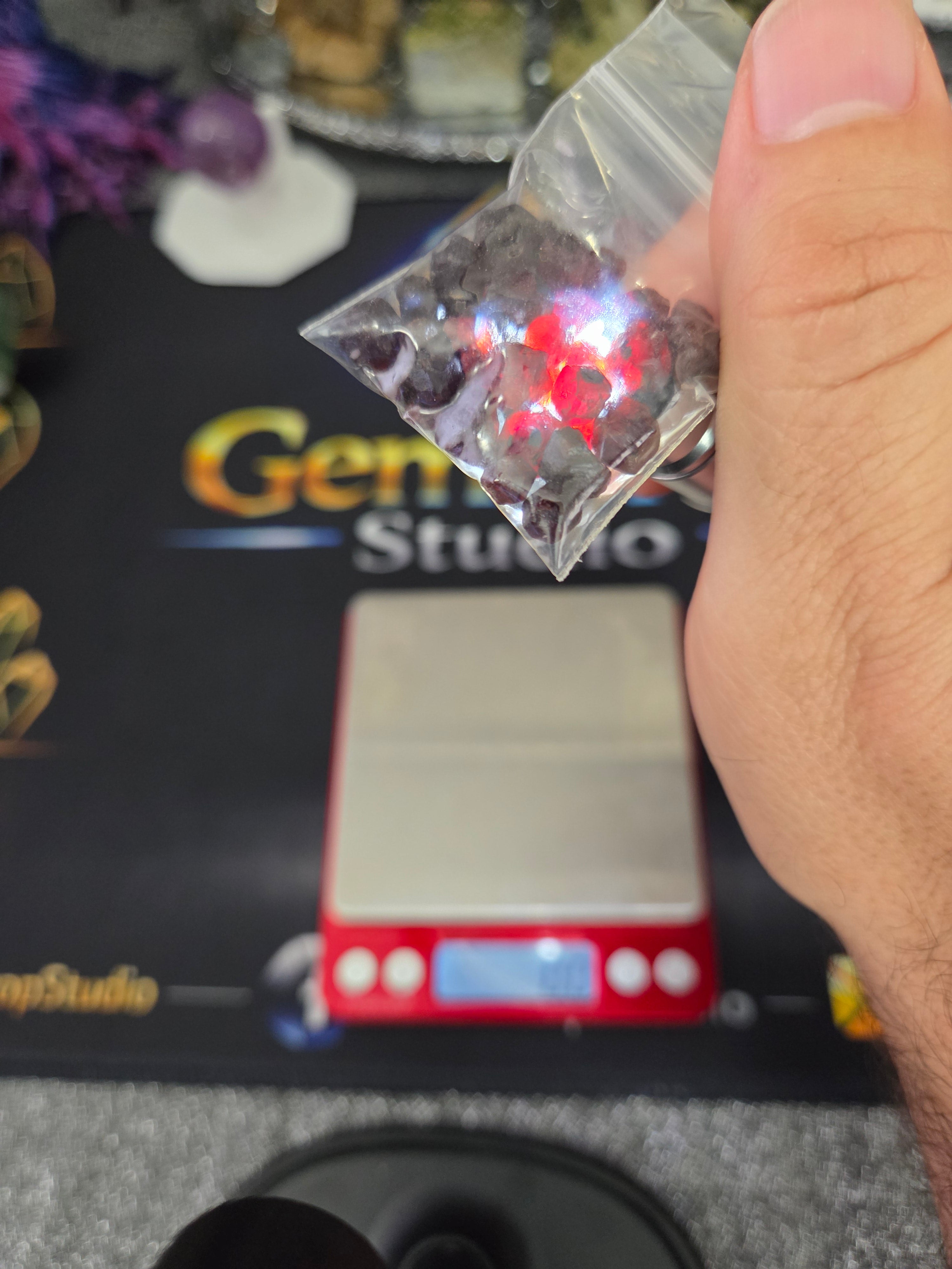Red Almandine Garnet – 17g Bundle