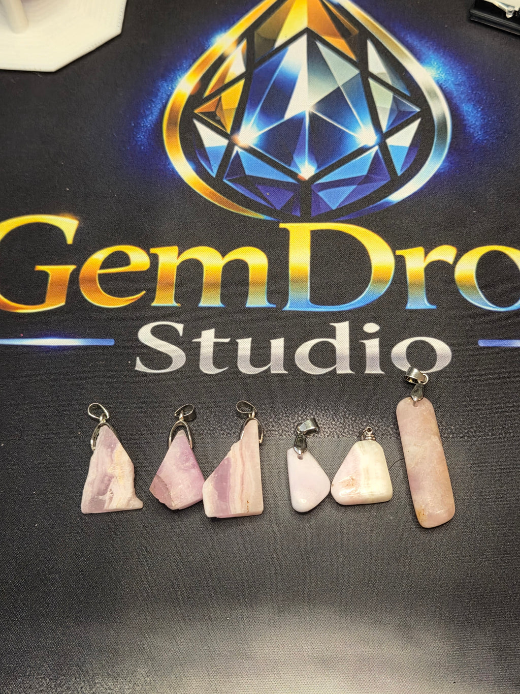 Pink	Aragonite Pendant