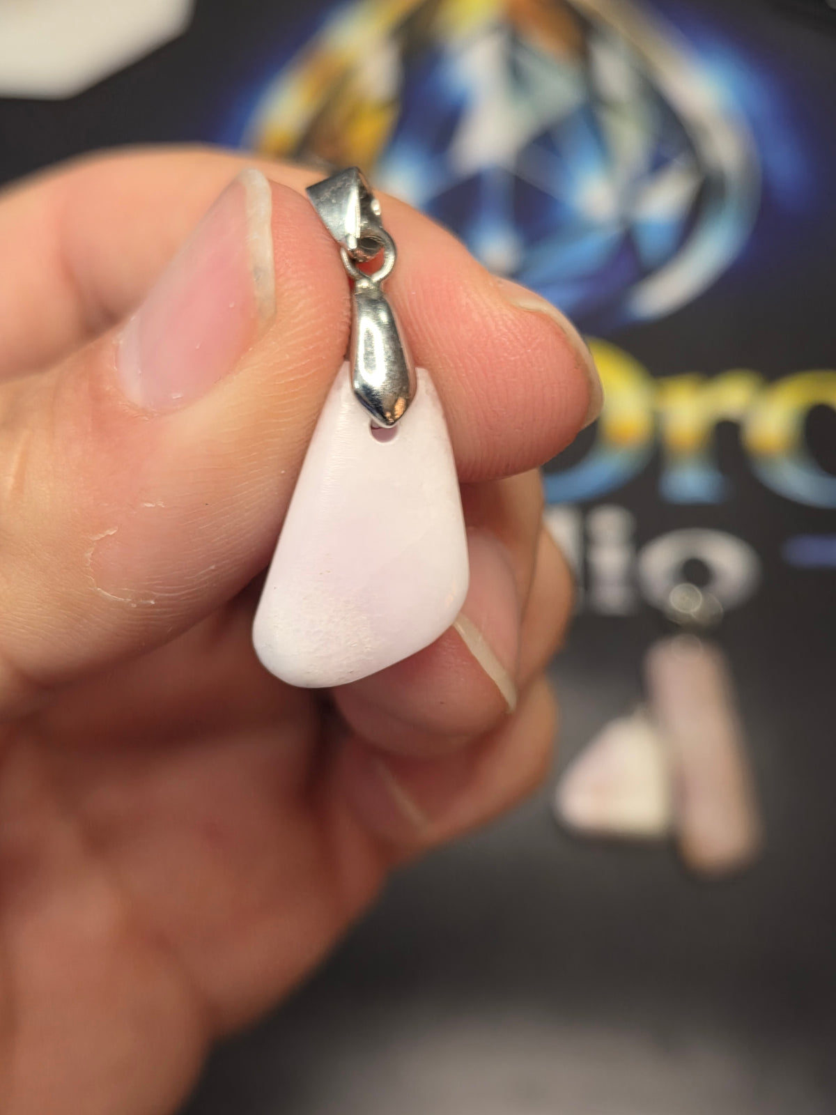 Pink	Aragonite Pendant