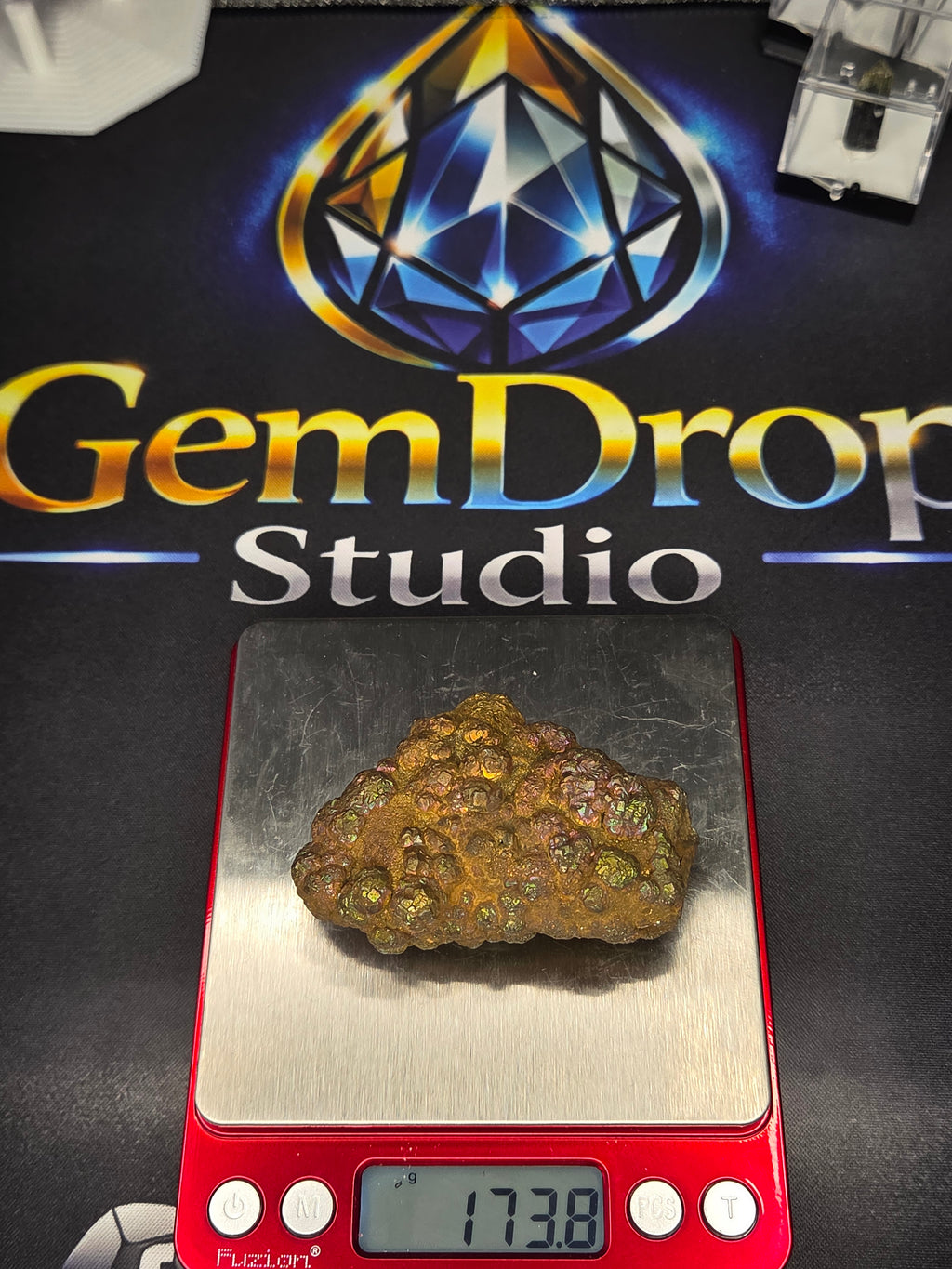 Natural Rainbow Iridescent Pyrite #002