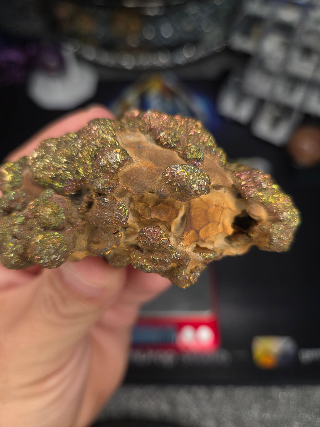 Natural Rainbow Iridescent Pyrite #004