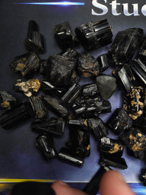 Black Tourmaline (Schorl) from Skardu — Medium Natural Crystal Specimens