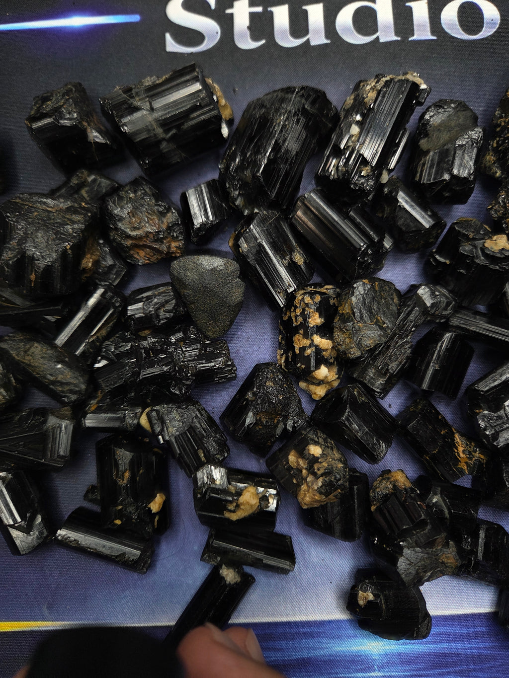 Black Tourmaline (Schorl) from Skardu — Medium Natural Crystal Specimens