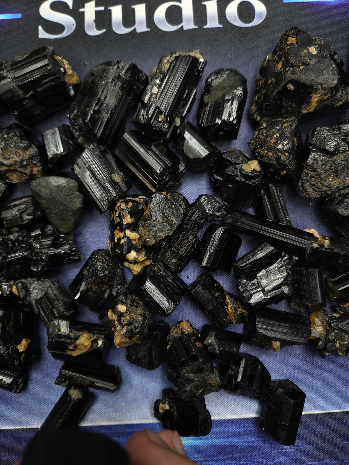 Black Tourmaline (Schorl) from Skardu — Medium Natural Crystal Specimens