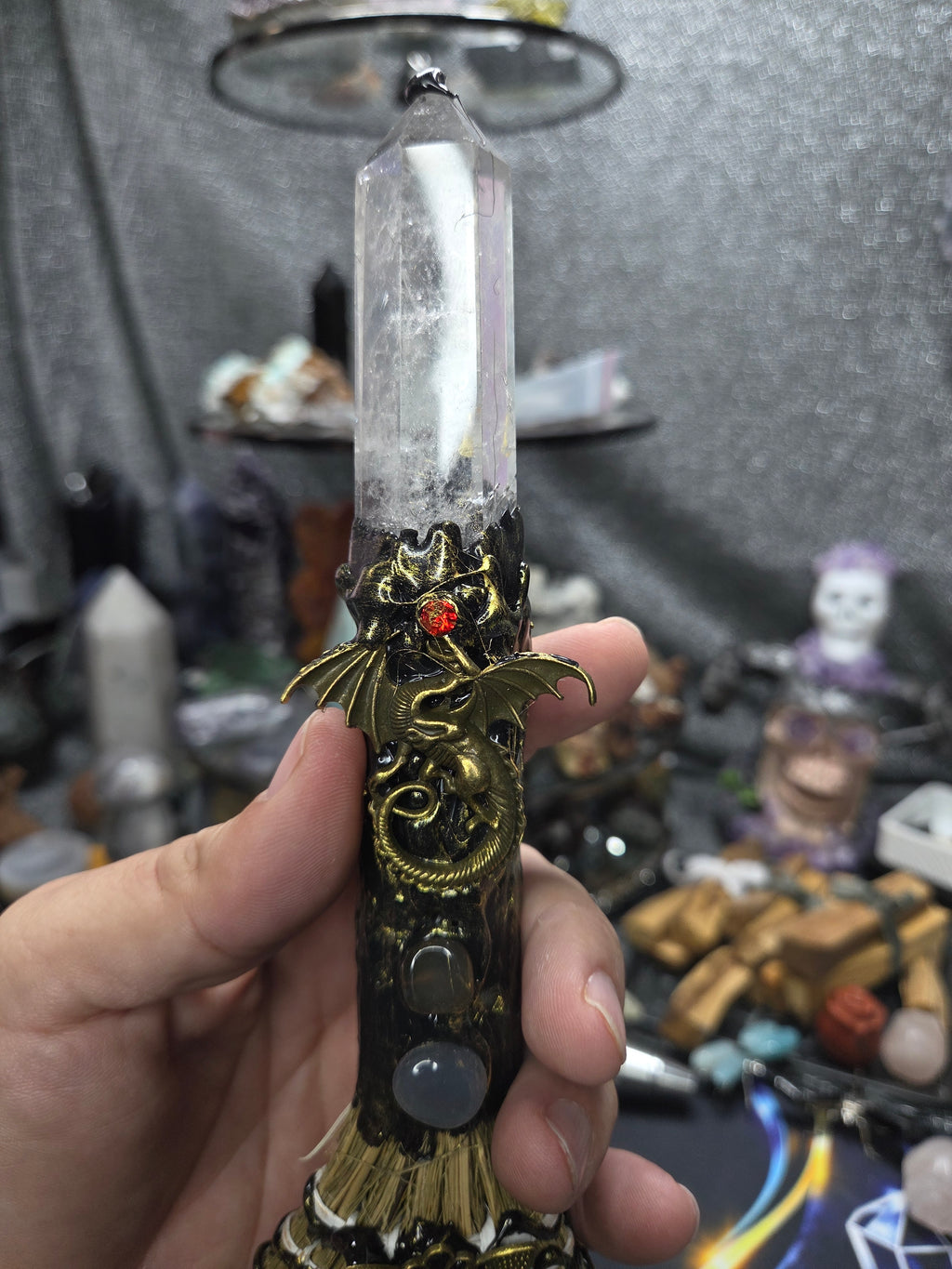 Crystal Broom Collection – Handcrafted Decorative Mini Brooms