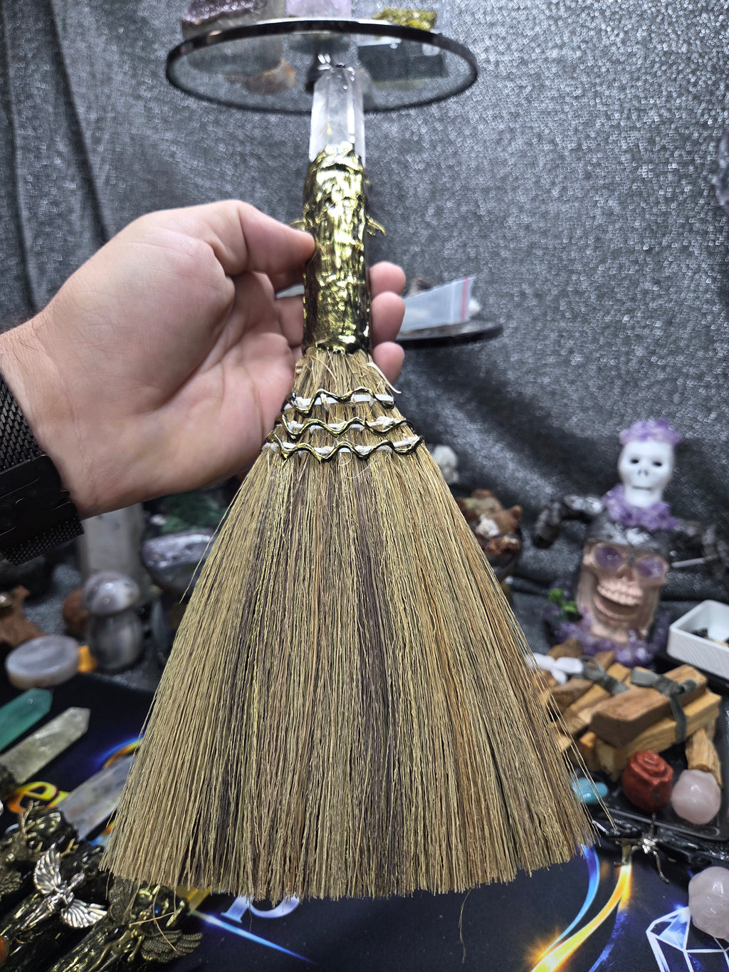 Crystal Broom Collection – Handcrafted Decorative Mini Brooms