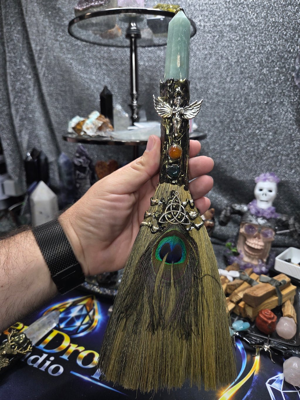Crystal Broom Collection – Handcrafted Decorative Mini Brooms
