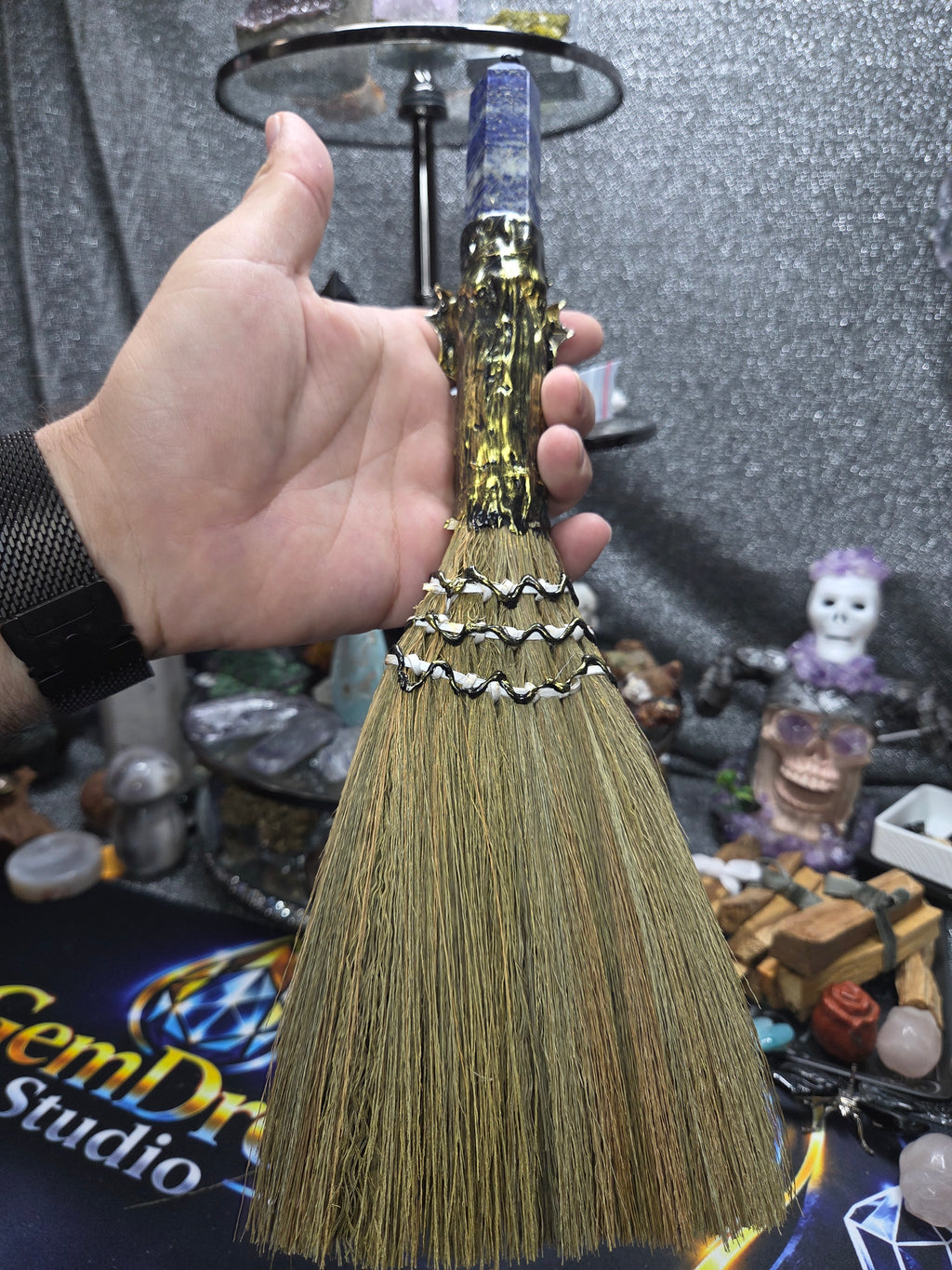Crystal Broom Collection – Handcrafted Decorative Mini Brooms