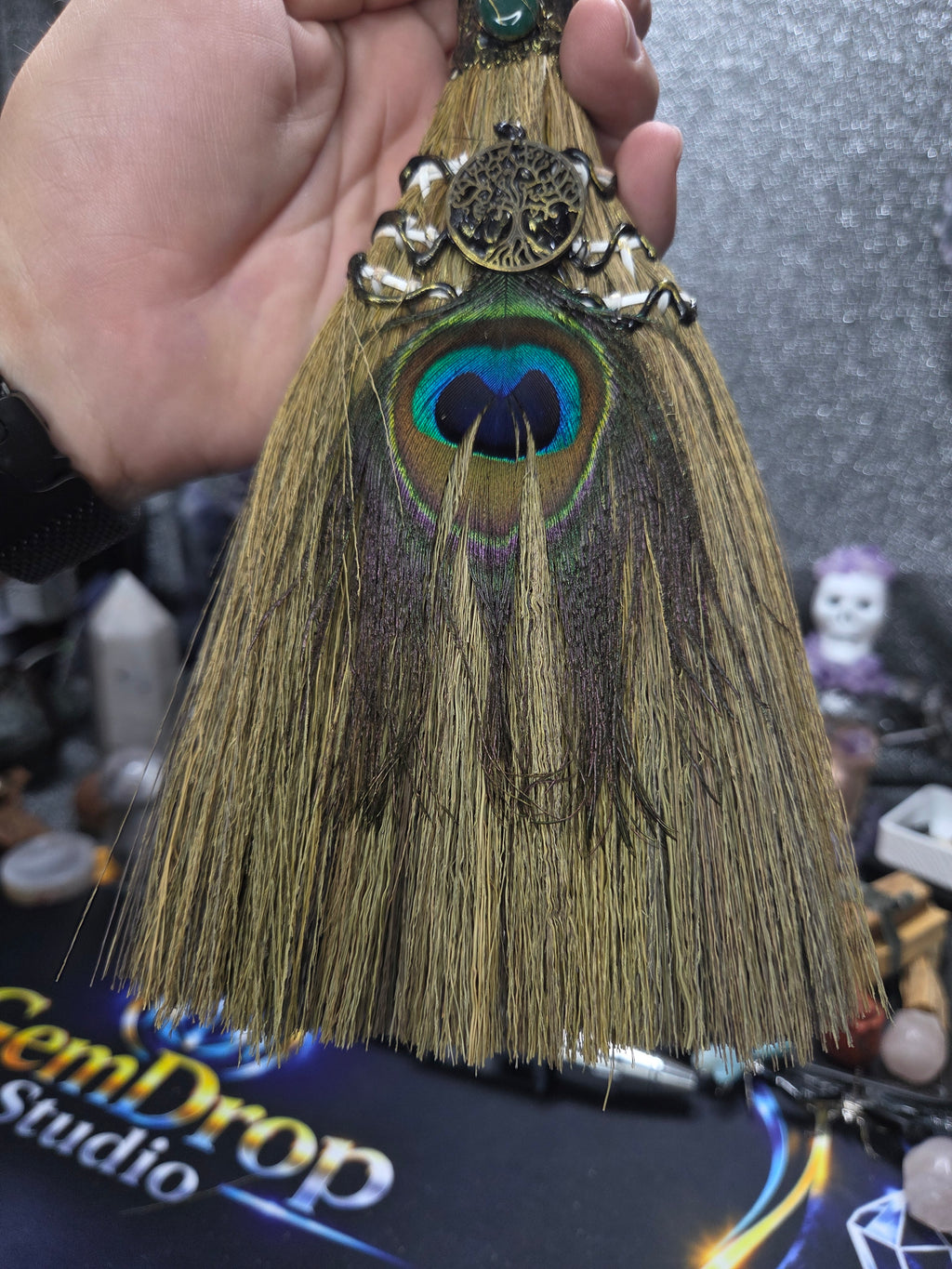 Crystal Broom Collection – Handcrafted Decorative Mini Brooms