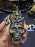 Yooperlite Crystal Skull