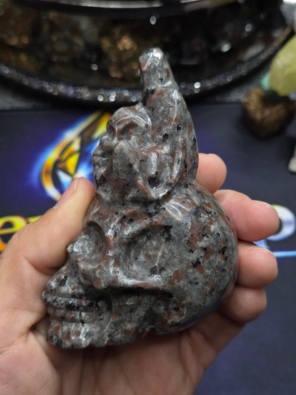 Yooperlite Crystal Skull