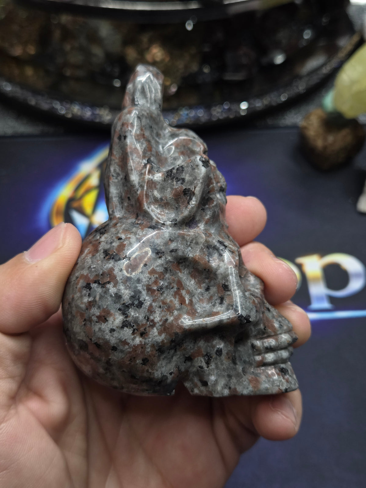 Yooperlite Crystal Skull