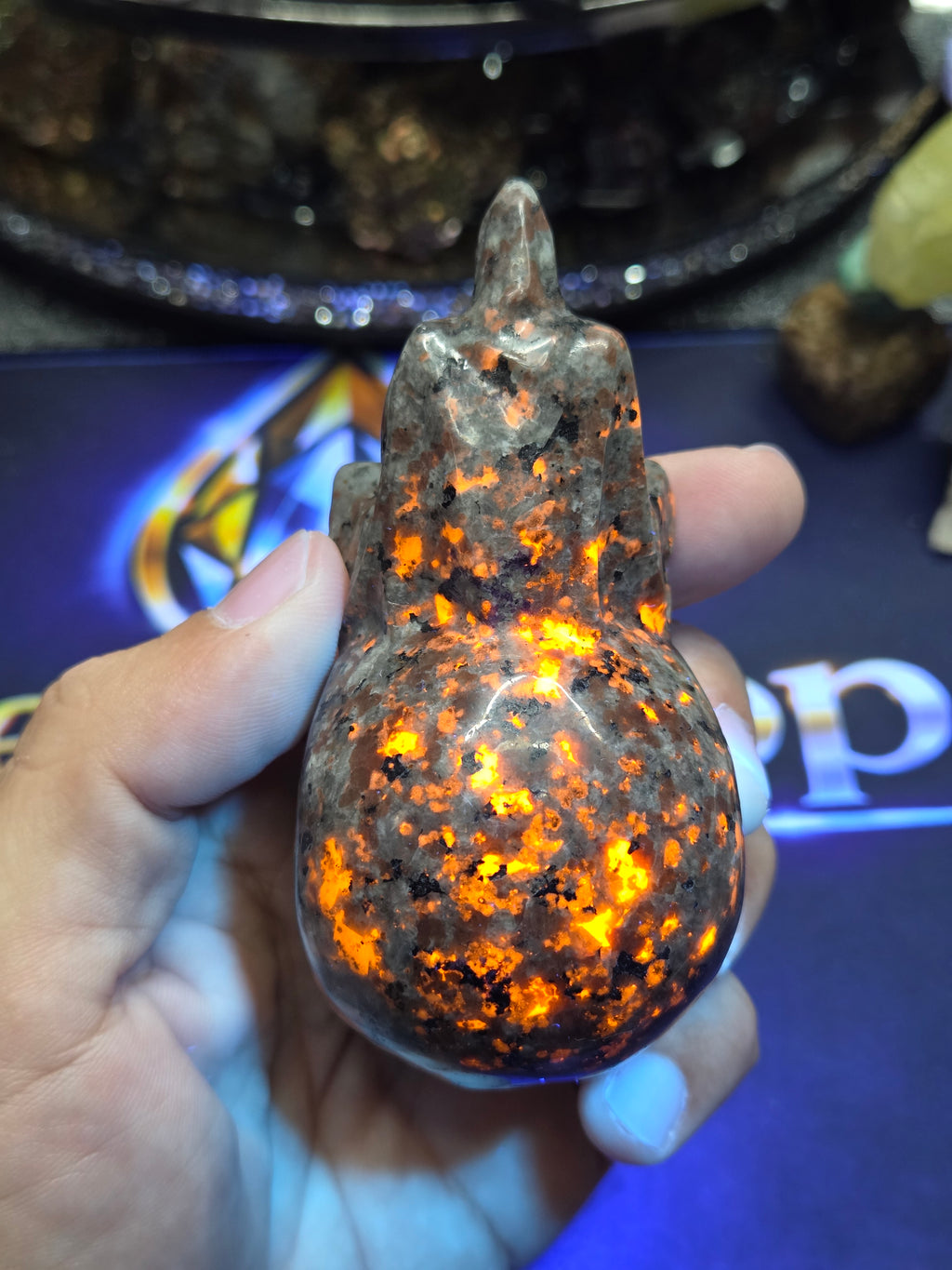 Yooperlite Crystal Skull