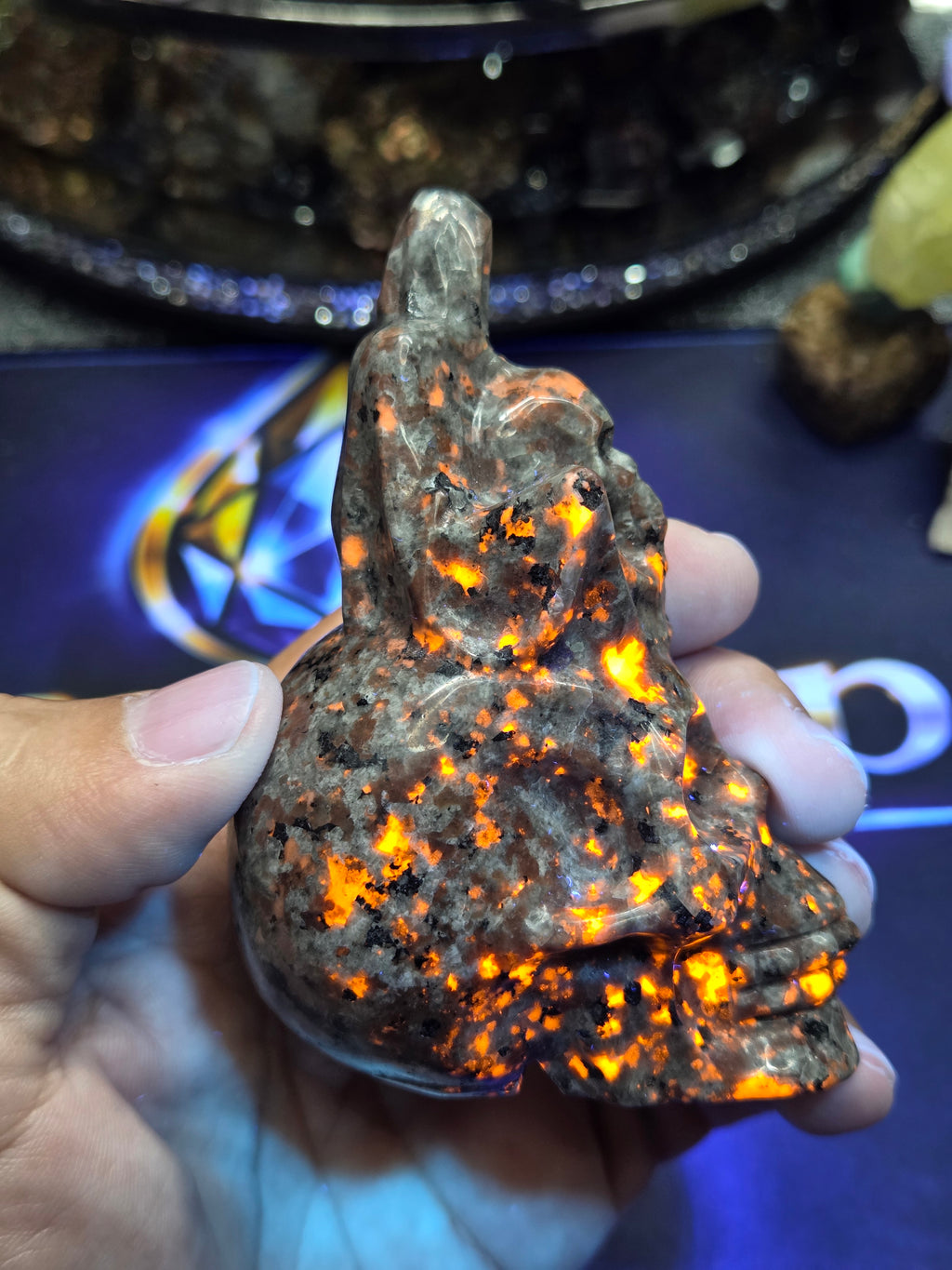 Yooperlite Crystal Skull