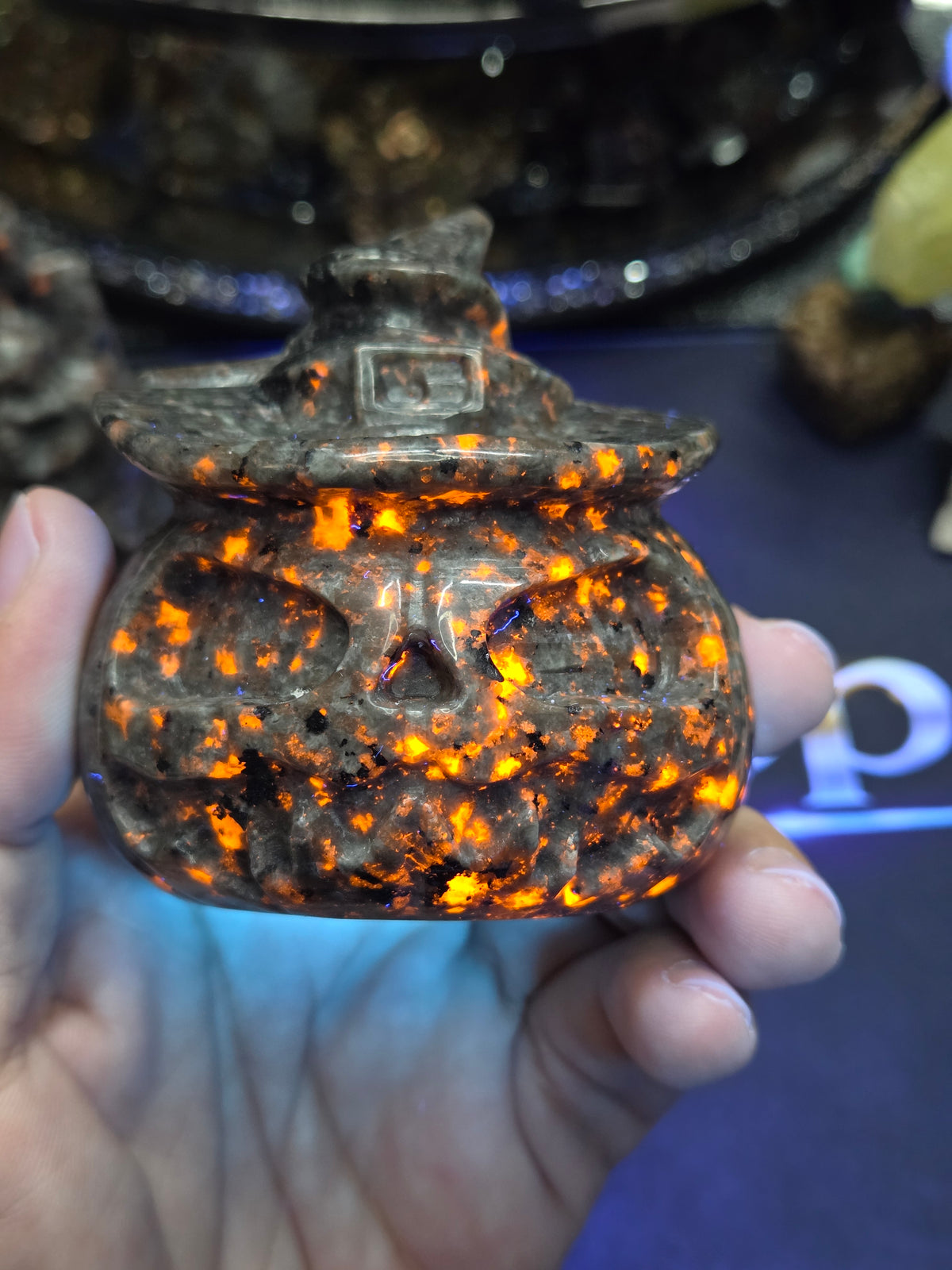 Yooperlite Jack‑O’‑Lantern