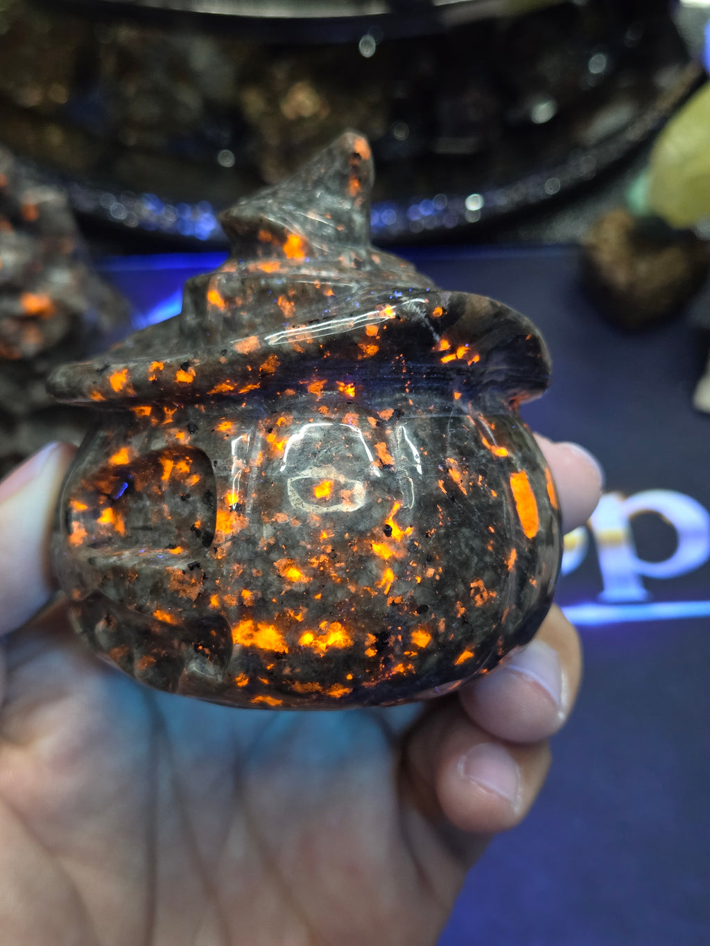 Yooperlite Jack‑O’‑Lantern
