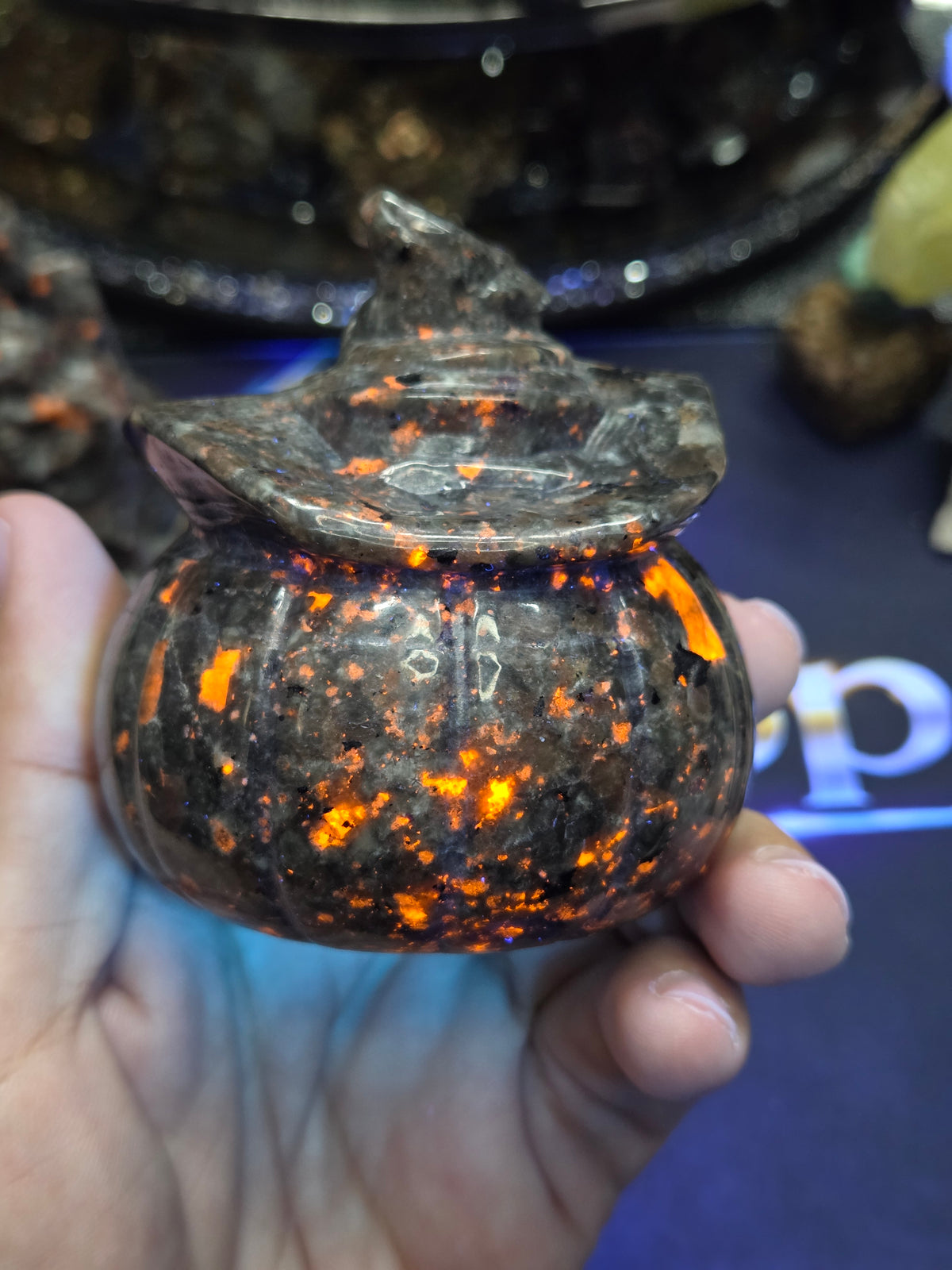 Yooperlite Jack‑O’‑Lantern