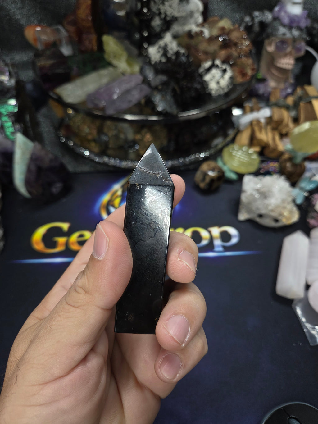 Blue Tiger Eye Point