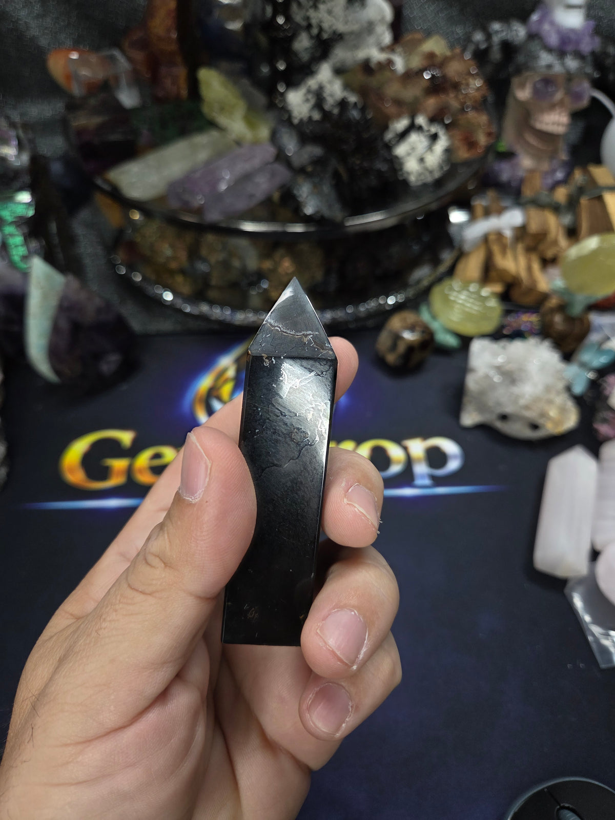 Blue Tiger Eye Point