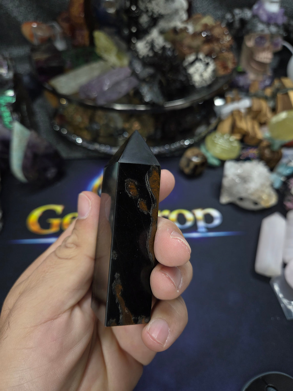 Blue Tiger Eye Point