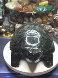 Green Jade Turtle Carving