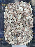 Amber Calcite chips - 1LB Bulk Bag