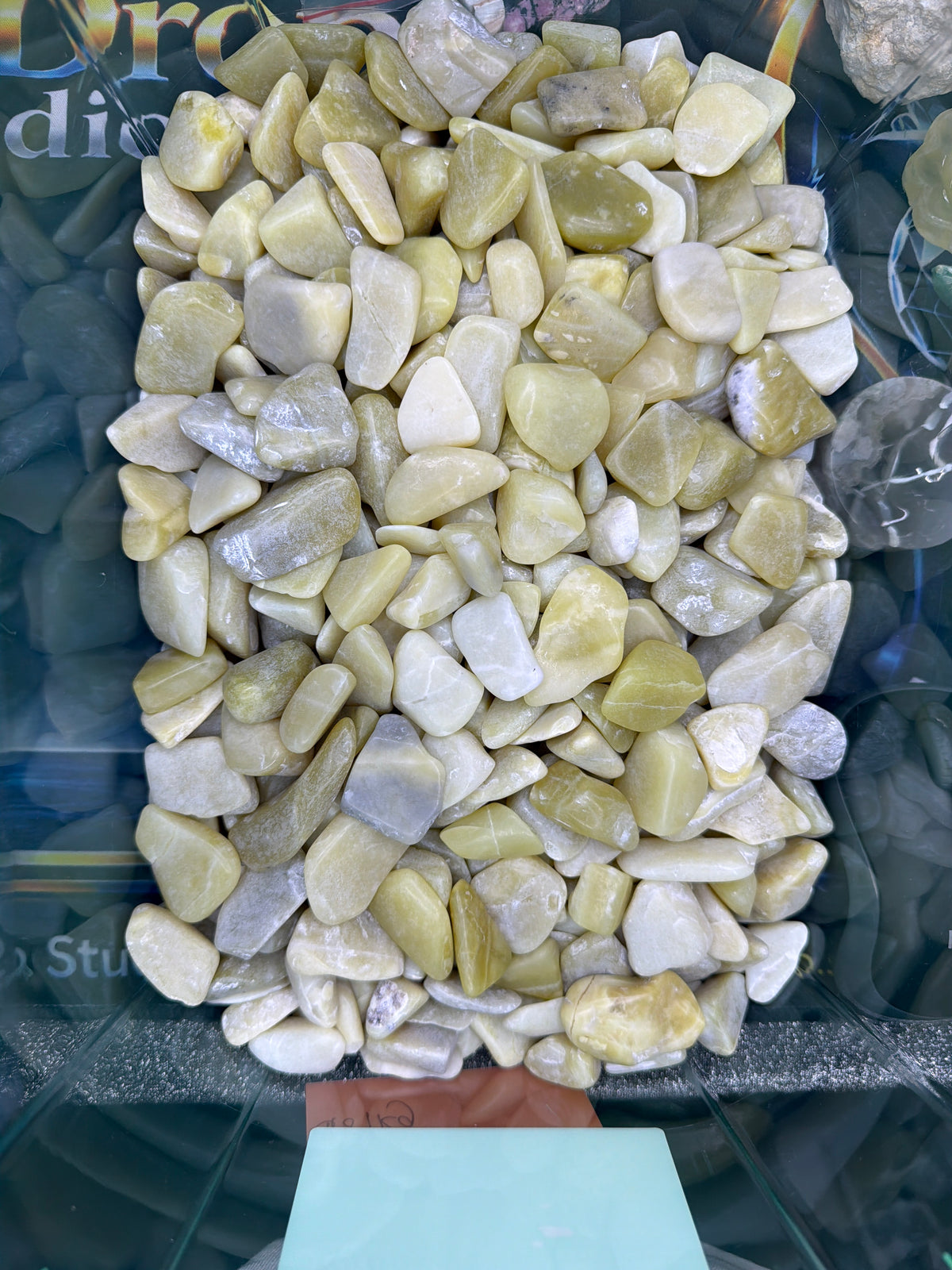 Lemon Jade chips/tumbles - 1LB Bulk Bag