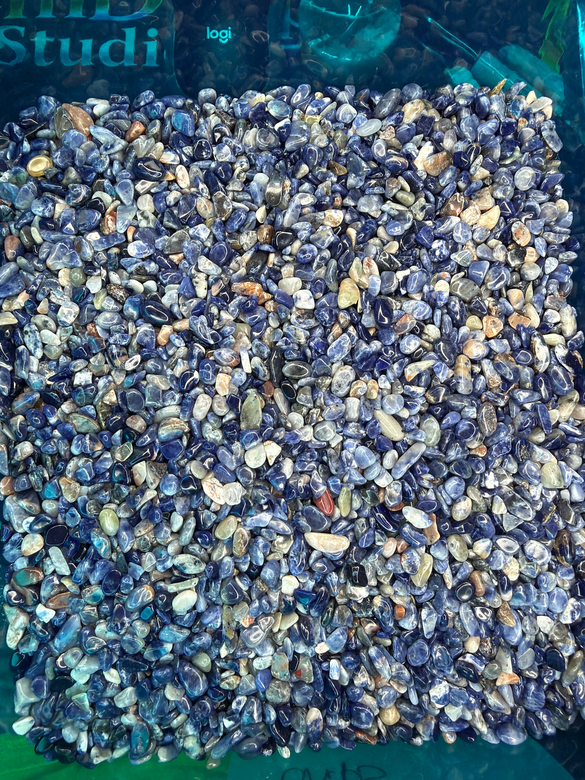 Sodalite chips - 1LB Bulk Bag
