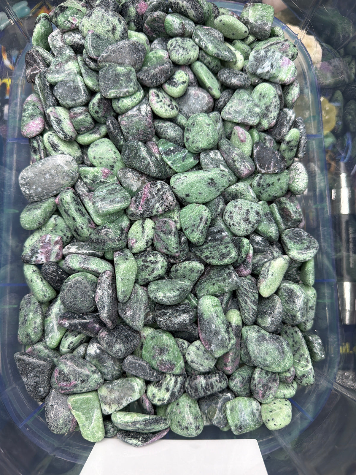 Ruby Zoisite chips - 1LB Bulk Bag