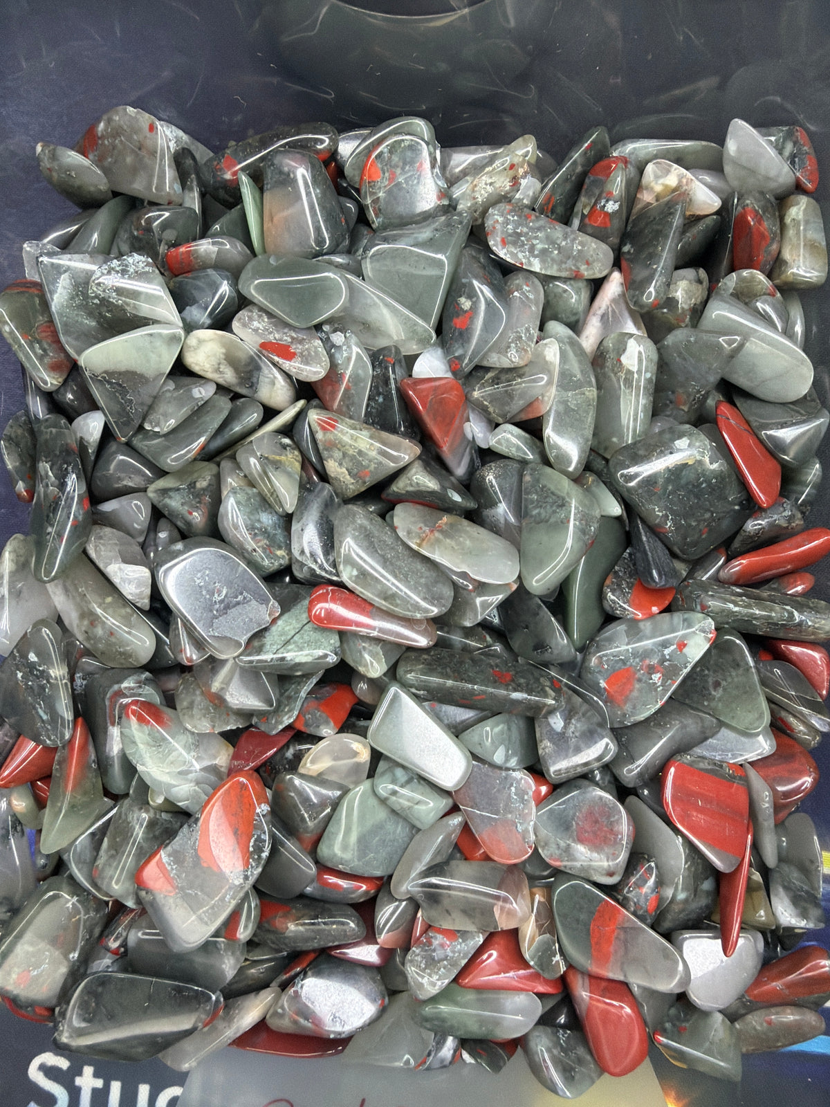 Red Blood Stone chips - 1LB Bulk Bag