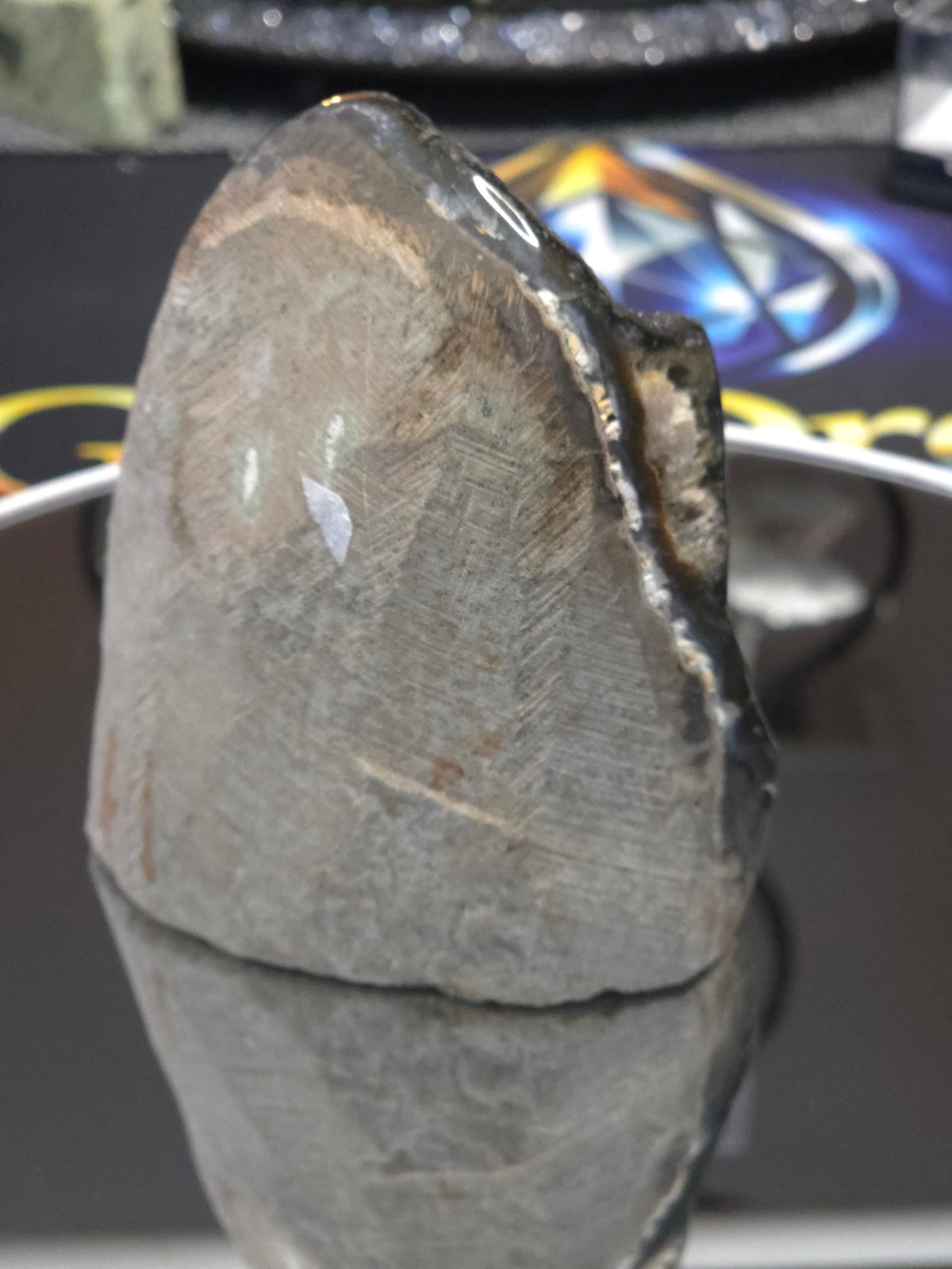 Uruguay Dark Rainbow Amethyst Mini Cathedral #11