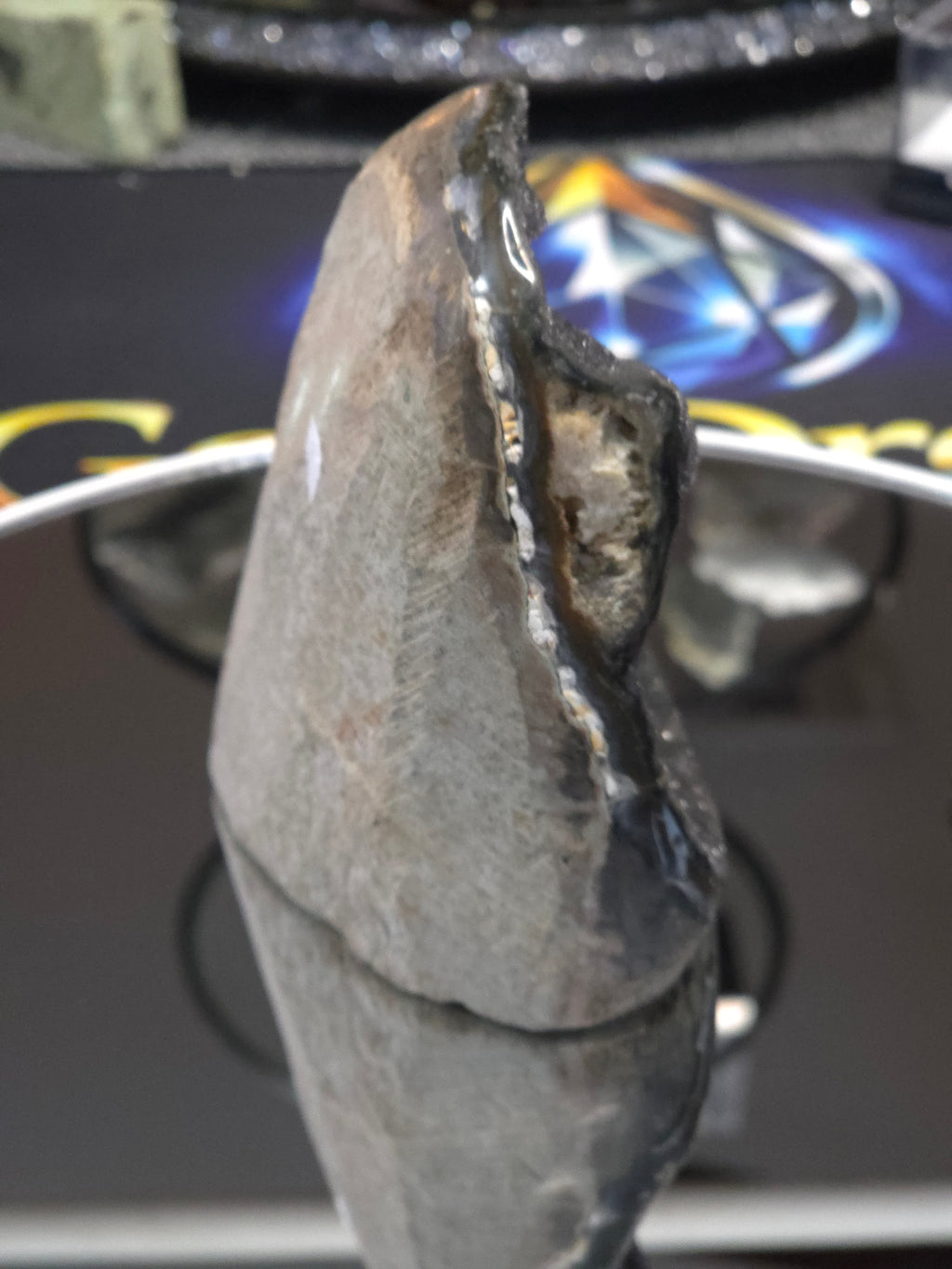 Uruguay Dark Rainbow Amethyst Mini Cathedral #11