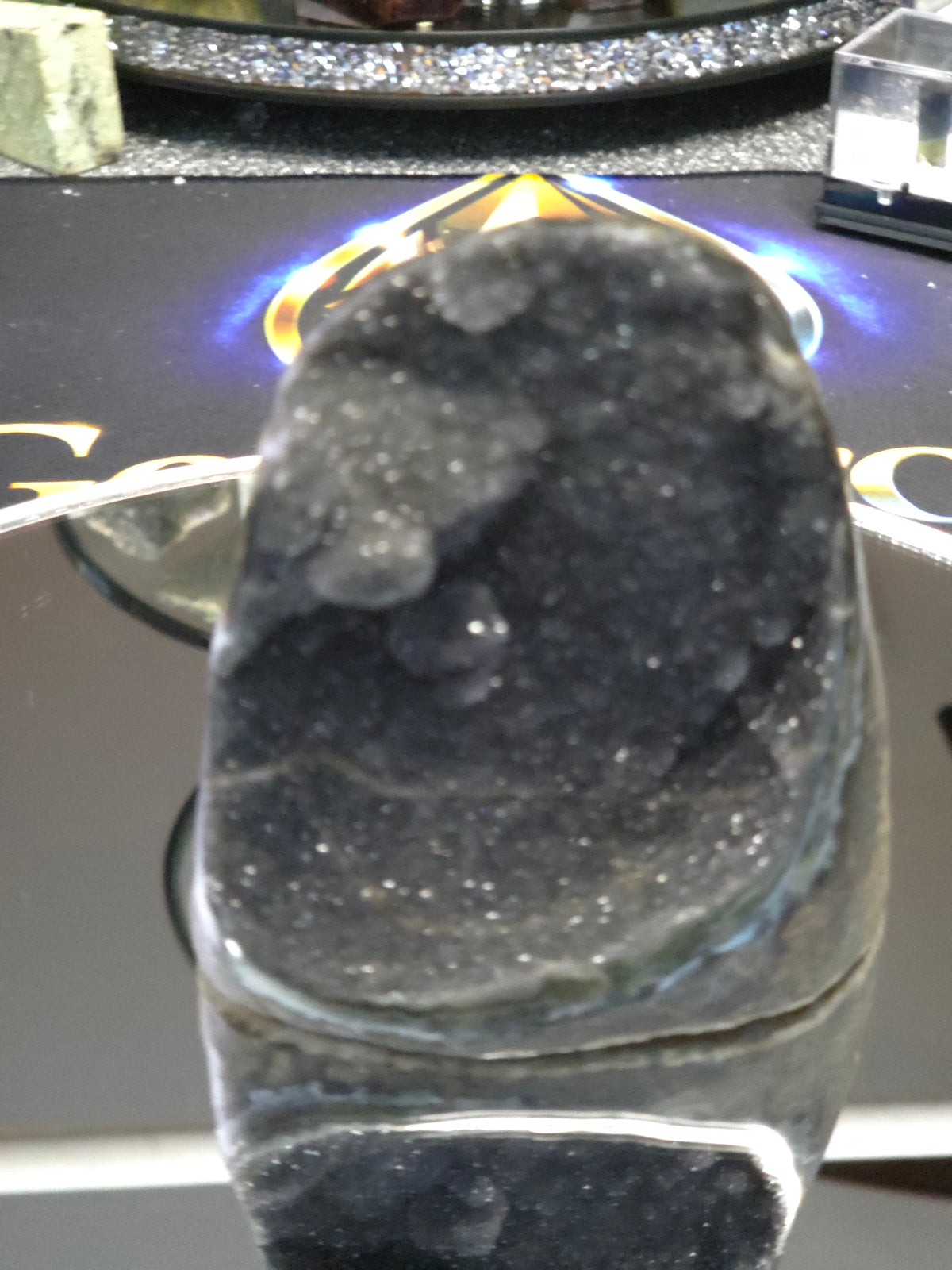 Uruguay Dark Rainbow Amethyst Mini Cathedral #11