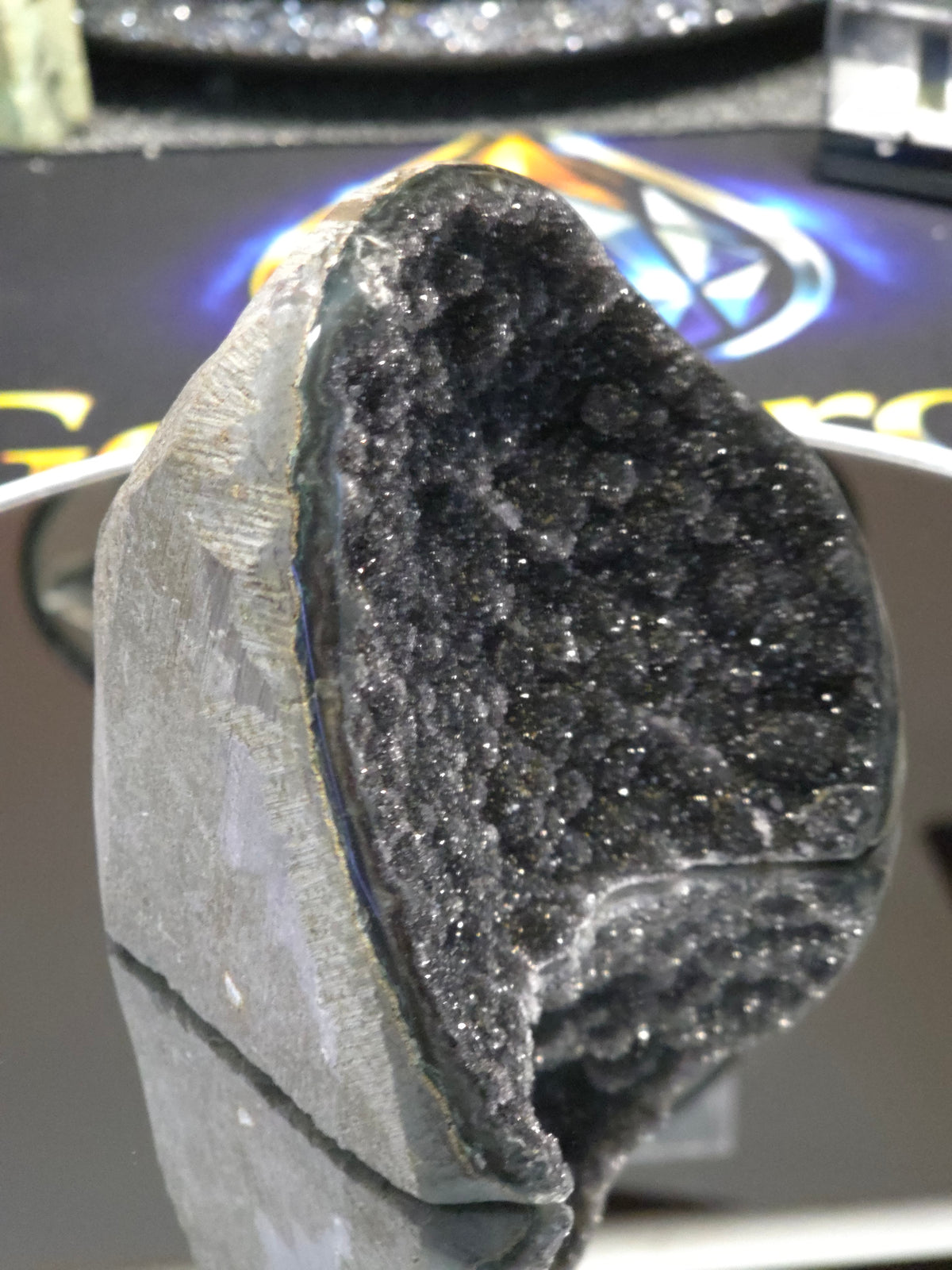 Uruguay Dark Rainbow Amethyst Mini Cathedral #12