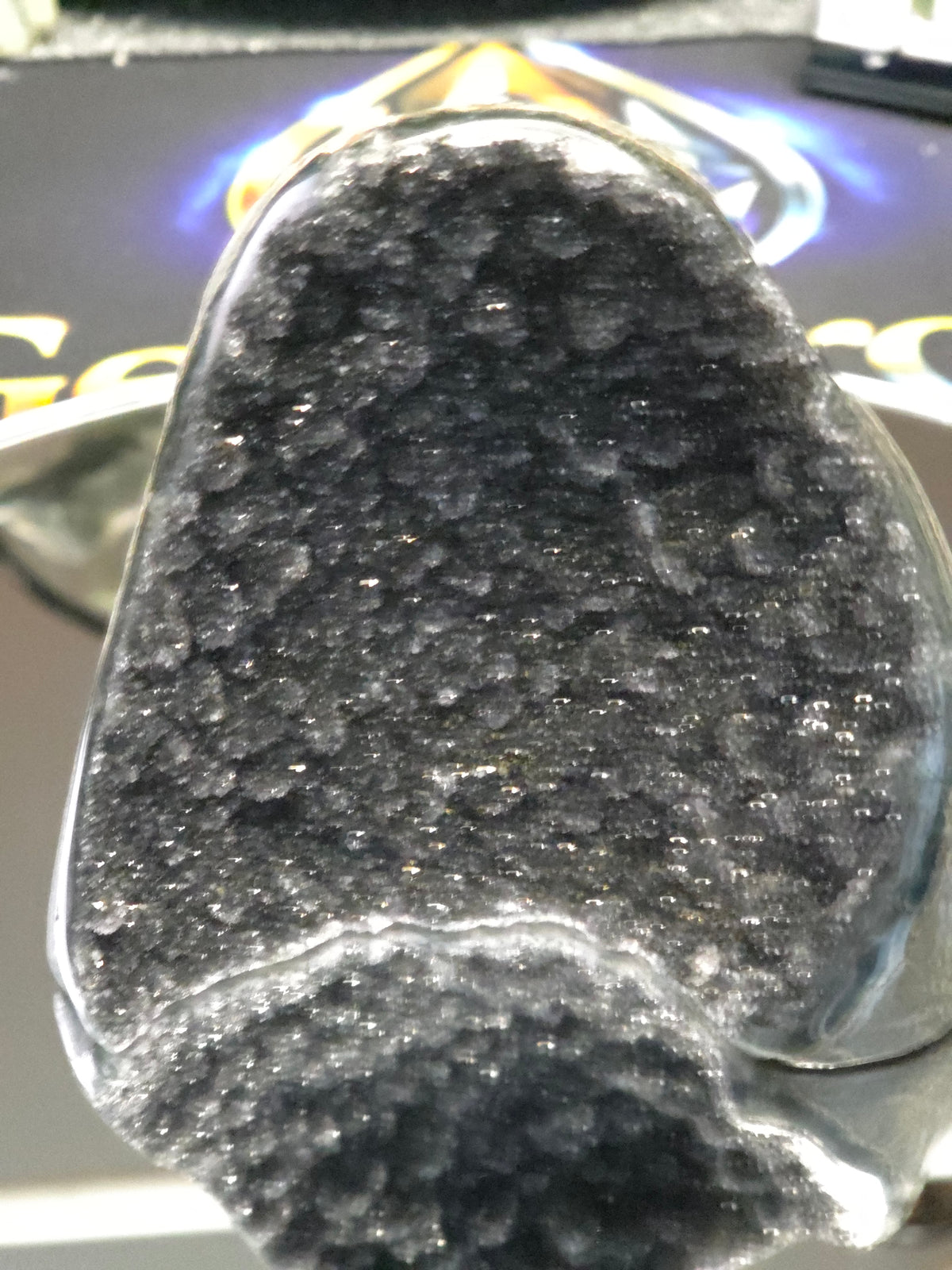 Uruguay Dark Rainbow Amethyst Mini Cathedral #12
