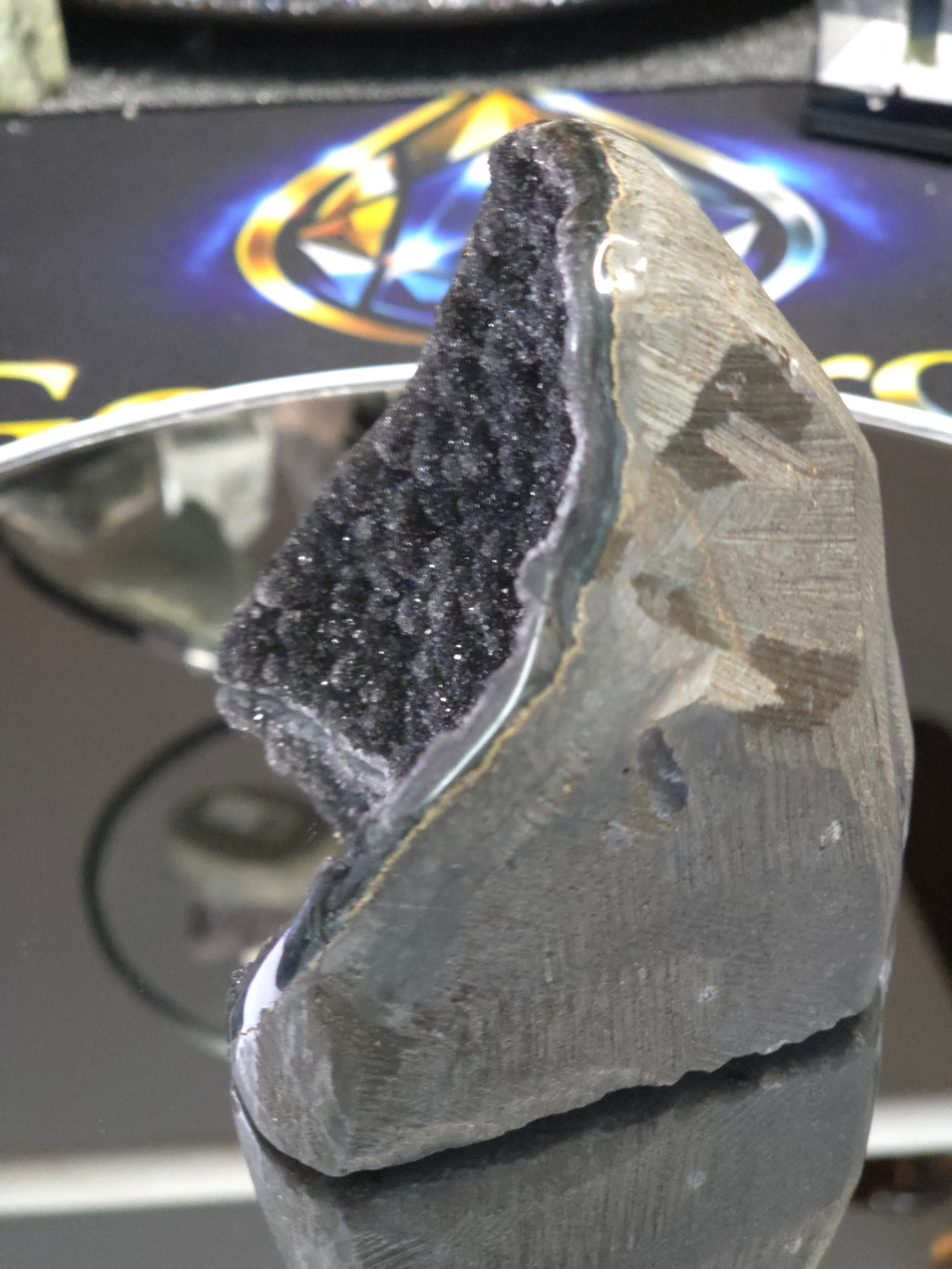 Uruguay Dark Rainbow Amethyst Mini Cathedral #12