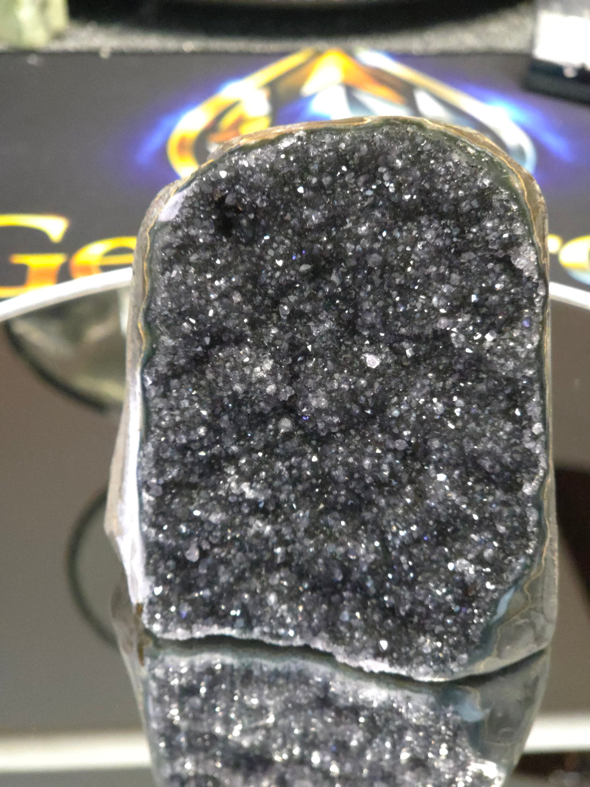Uruguay Dark Rainbow Amethyst Mini Cathedral #13