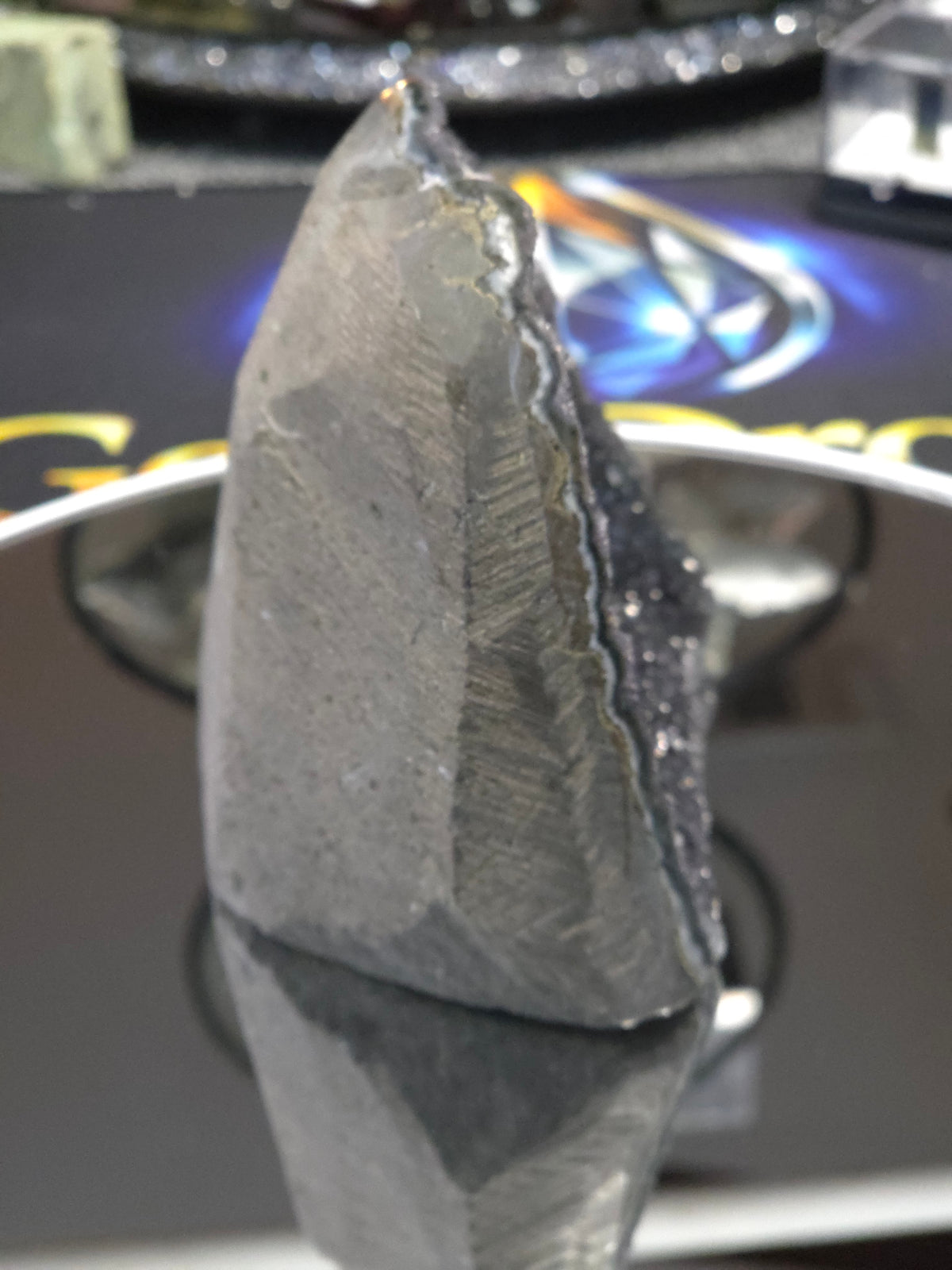 Uruguay Dark Rainbow Amethyst Mini Cathedral #14