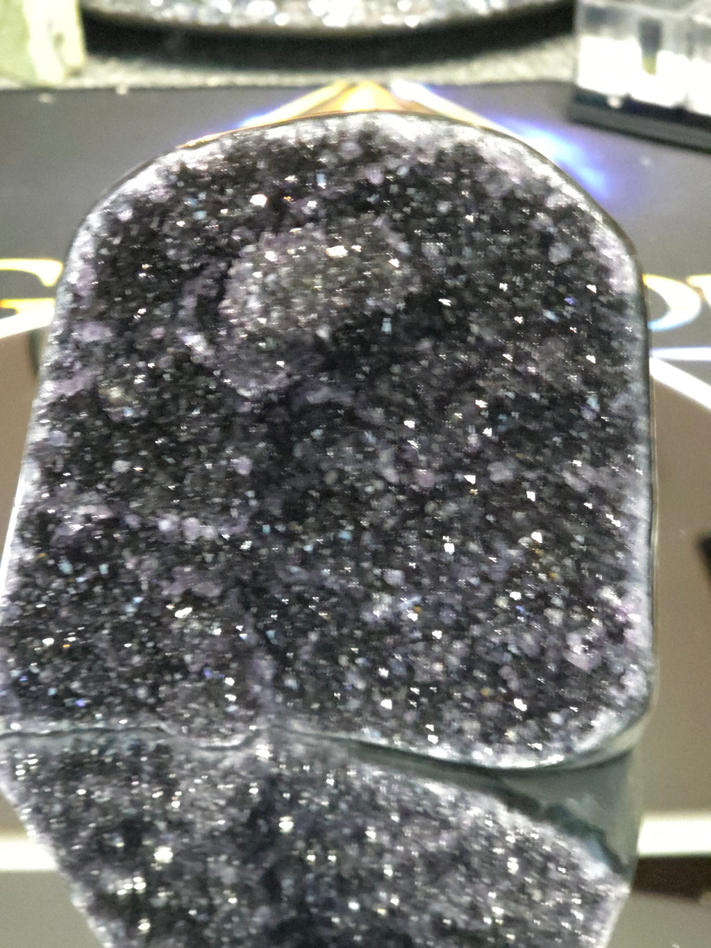 Uruguay Dark Rainbow Amethyst Mini Cathedral #14