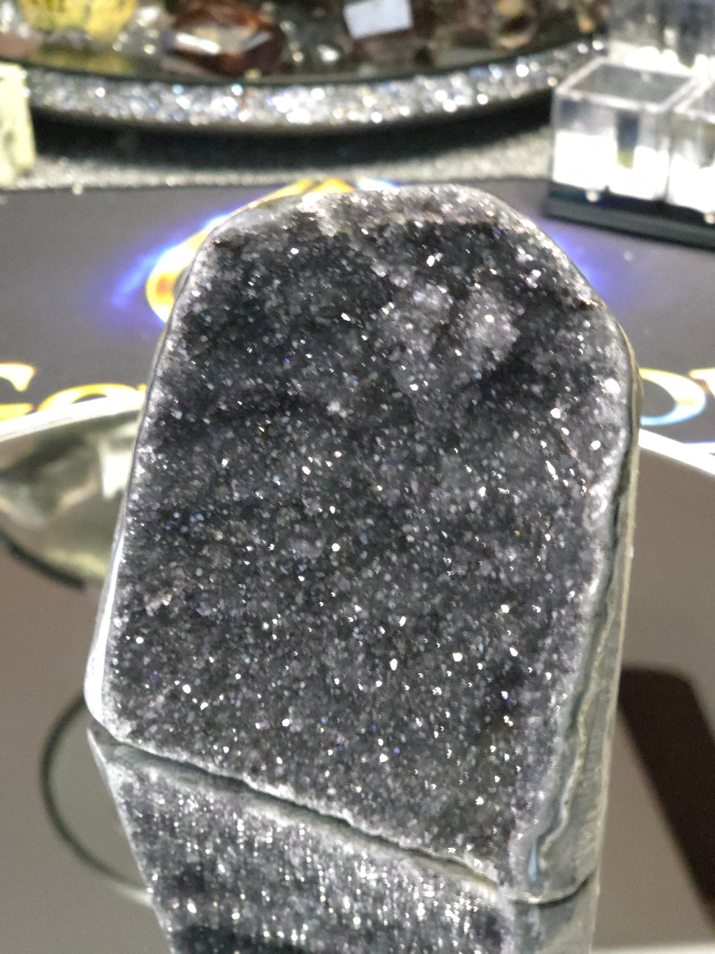 Uruguay Dark Rainbow Amethyst Mini Cathedral #14