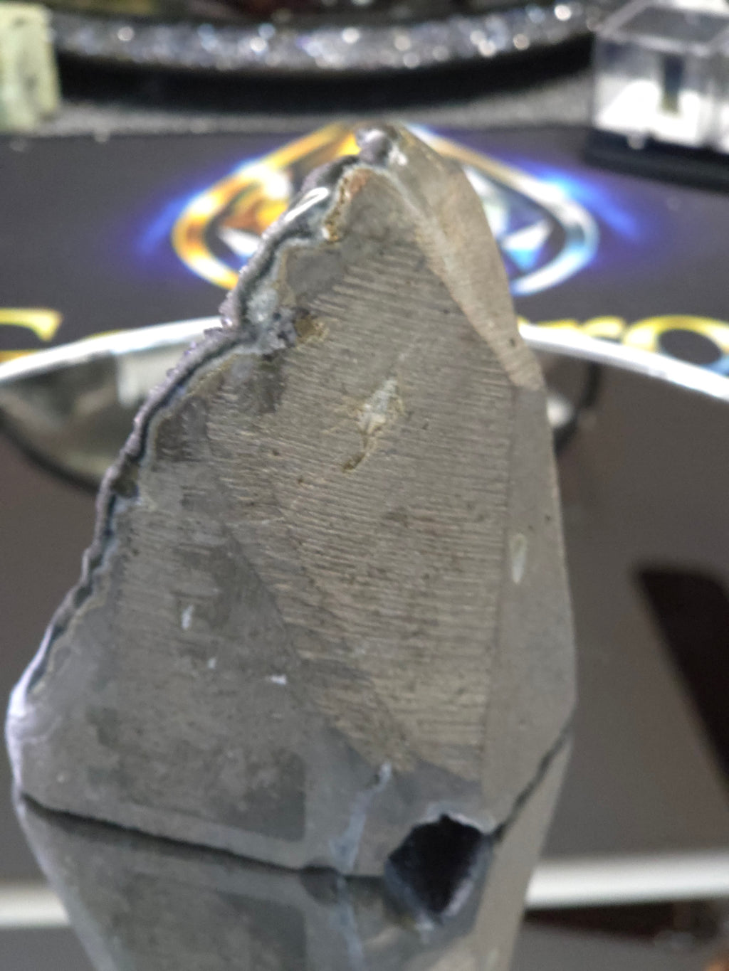 Uruguay Dark Rainbow Amethyst Mini Cathedral #14