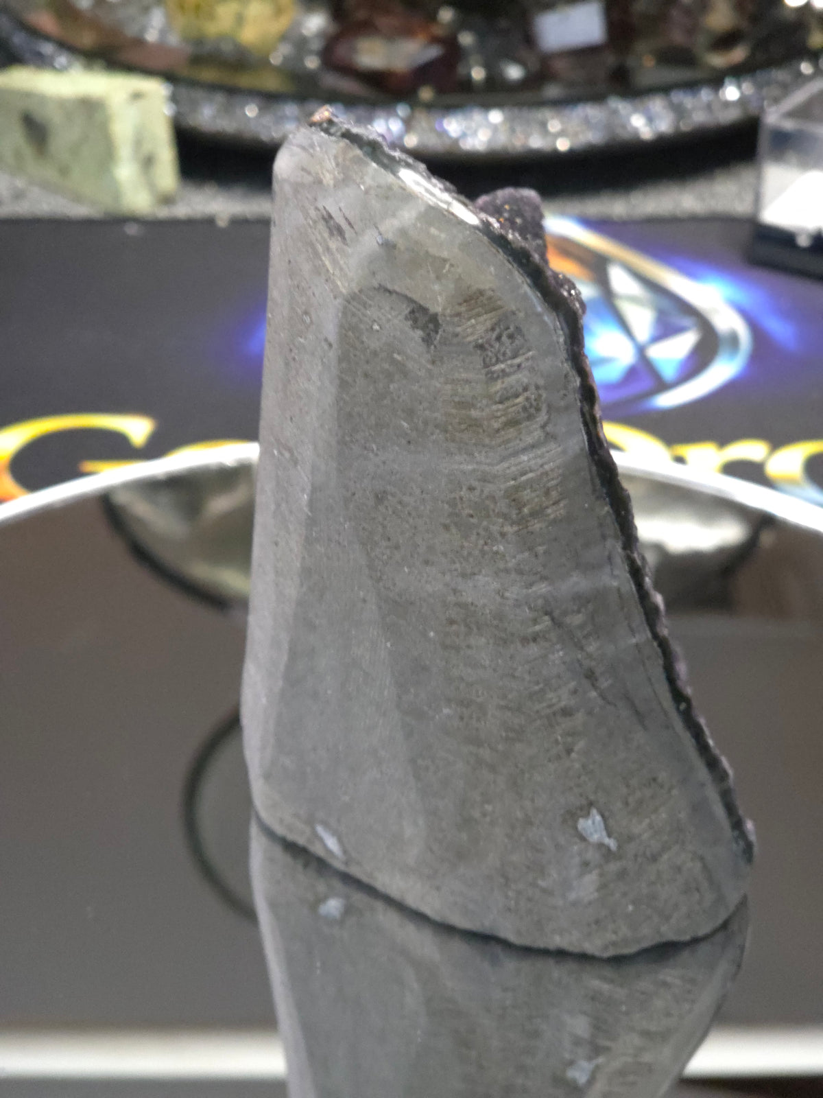 Uruguay Dark Rainbow Amethyst Mini Cathedral #1