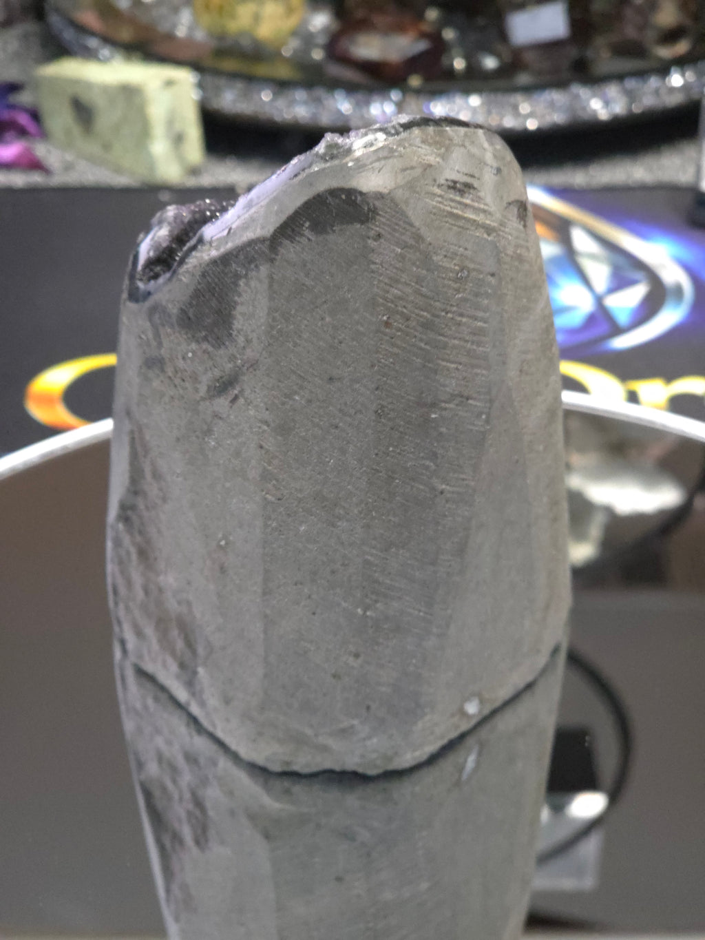 Uruguay Dark Rainbow Amethyst Mini Cathedral #1