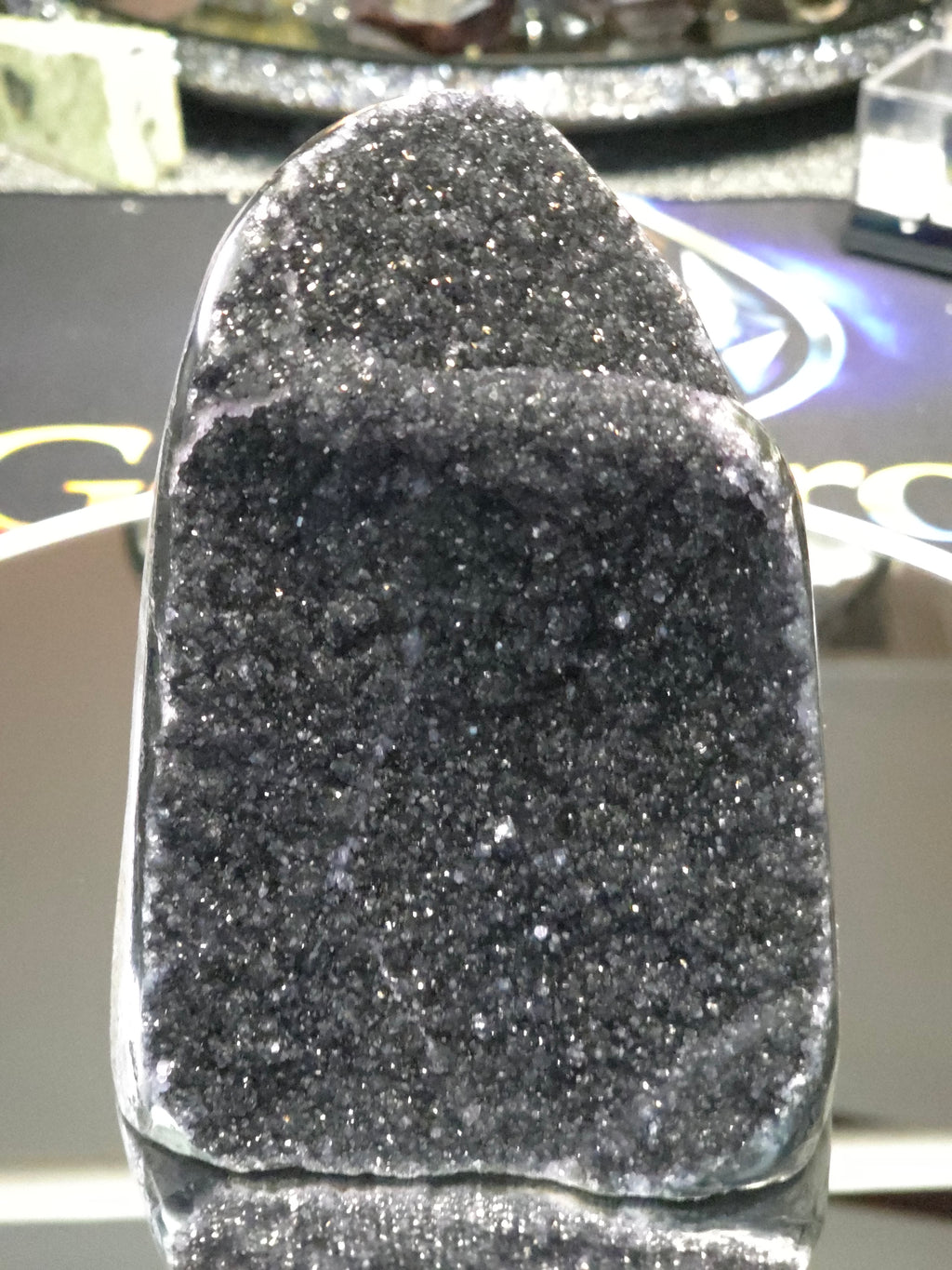 Uruguay Dark Rainbow Amethyst Mini Cathedral #1