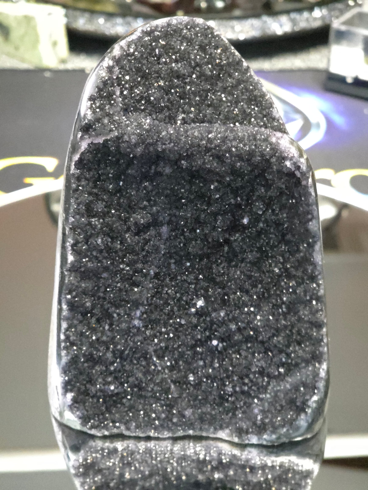 Uruguay Dark Rainbow Amethyst Mini Cathedral #1