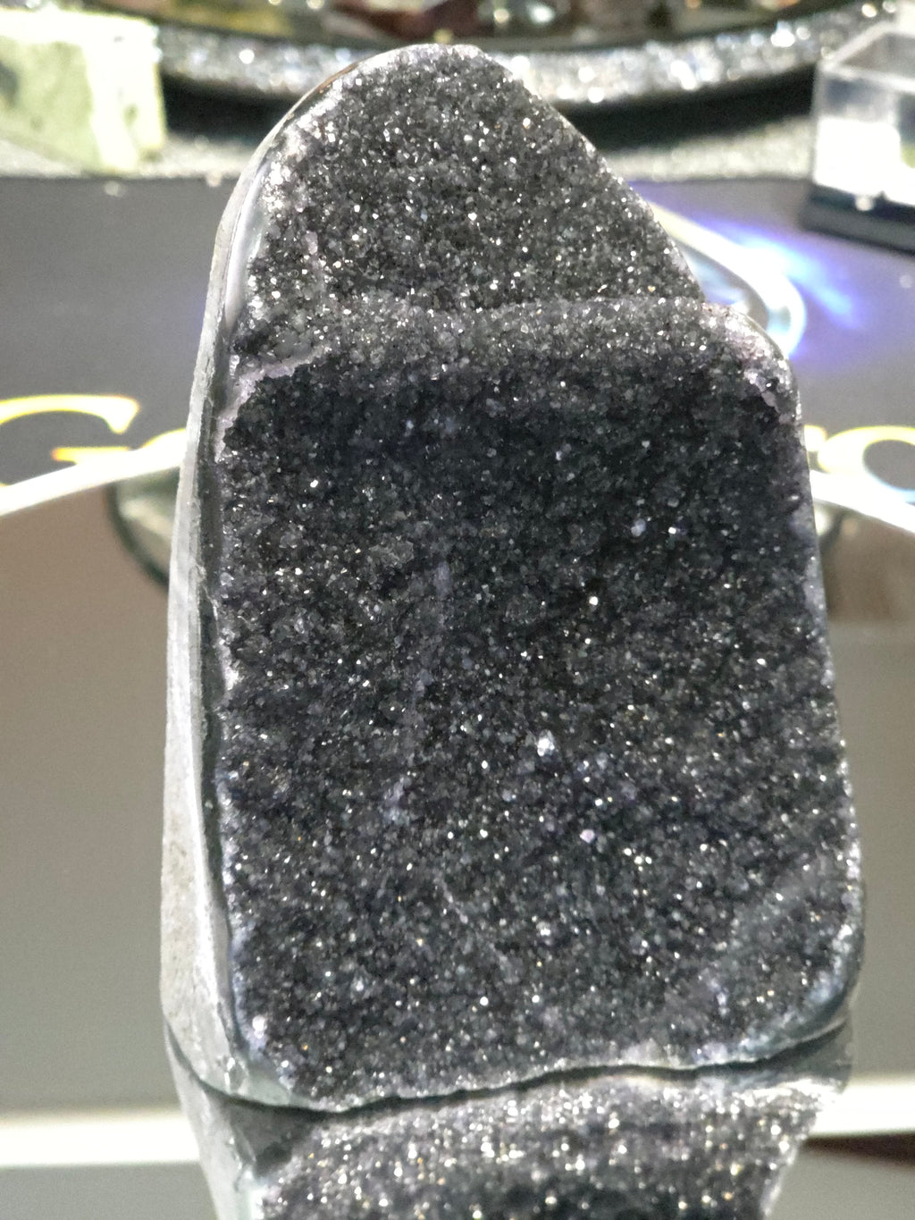 Uruguay Dark Rainbow Amethyst Mini Cathedral #1