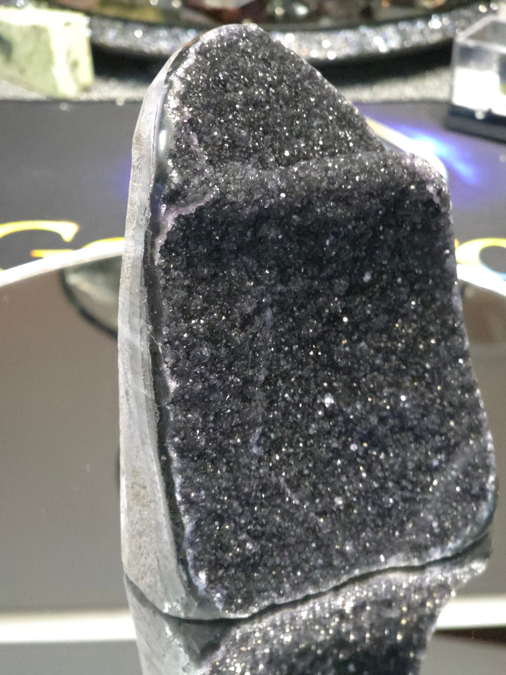Uruguay Dark Rainbow Amethyst Mini Cathedral #1