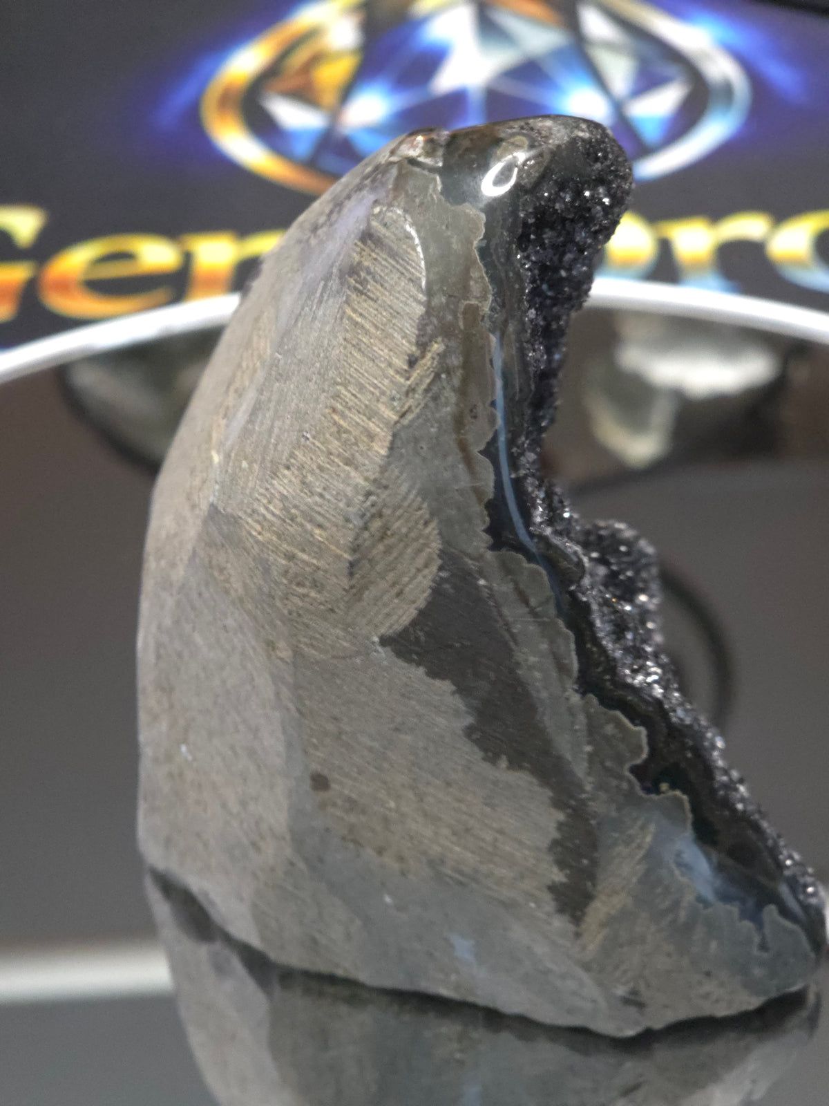 Uruguay Dark Rainbow Amethyst Mini Cathedral #2