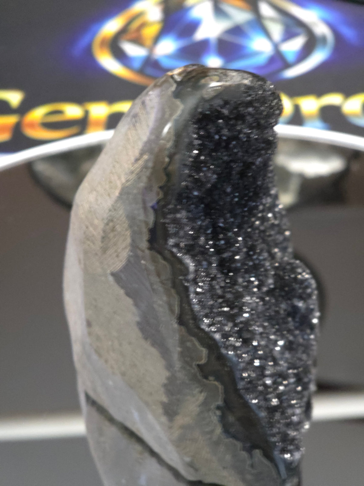 Uruguay Dark Rainbow Amethyst Mini Cathedral #2