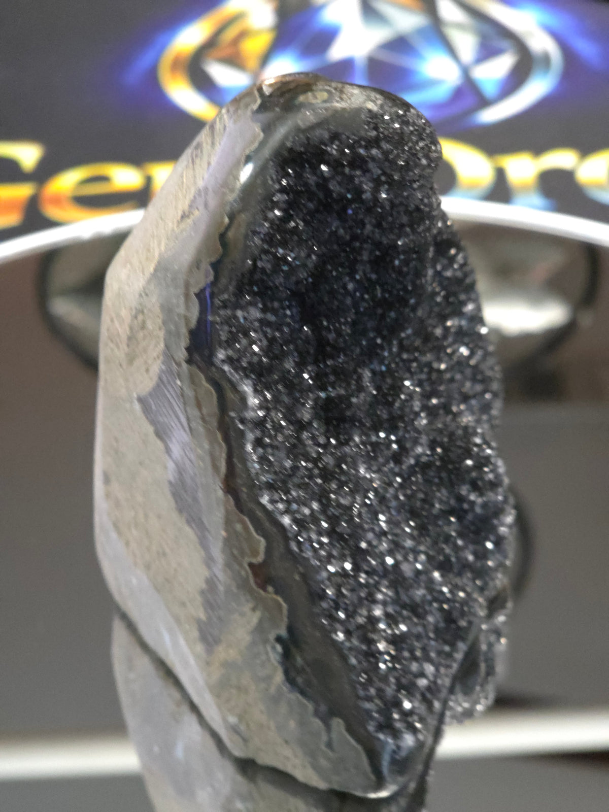 Uruguay Dark Rainbow Amethyst Mini Cathedral #2